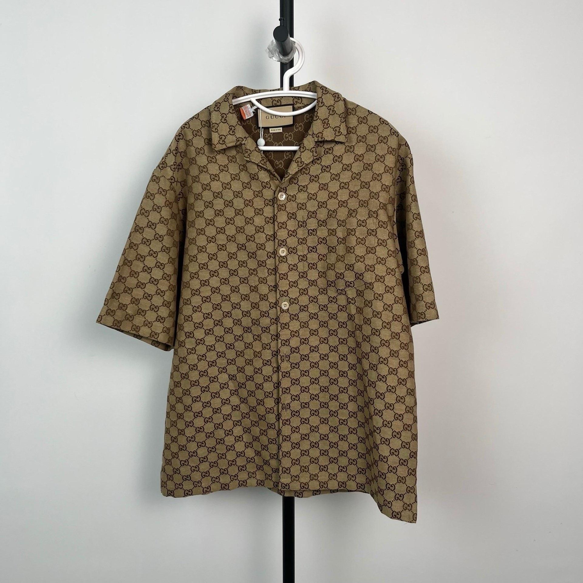 Gucci Gucci Retro Brown Button Up 46 Women Size L / US 10 / IT 46 - 9 Thumbnail