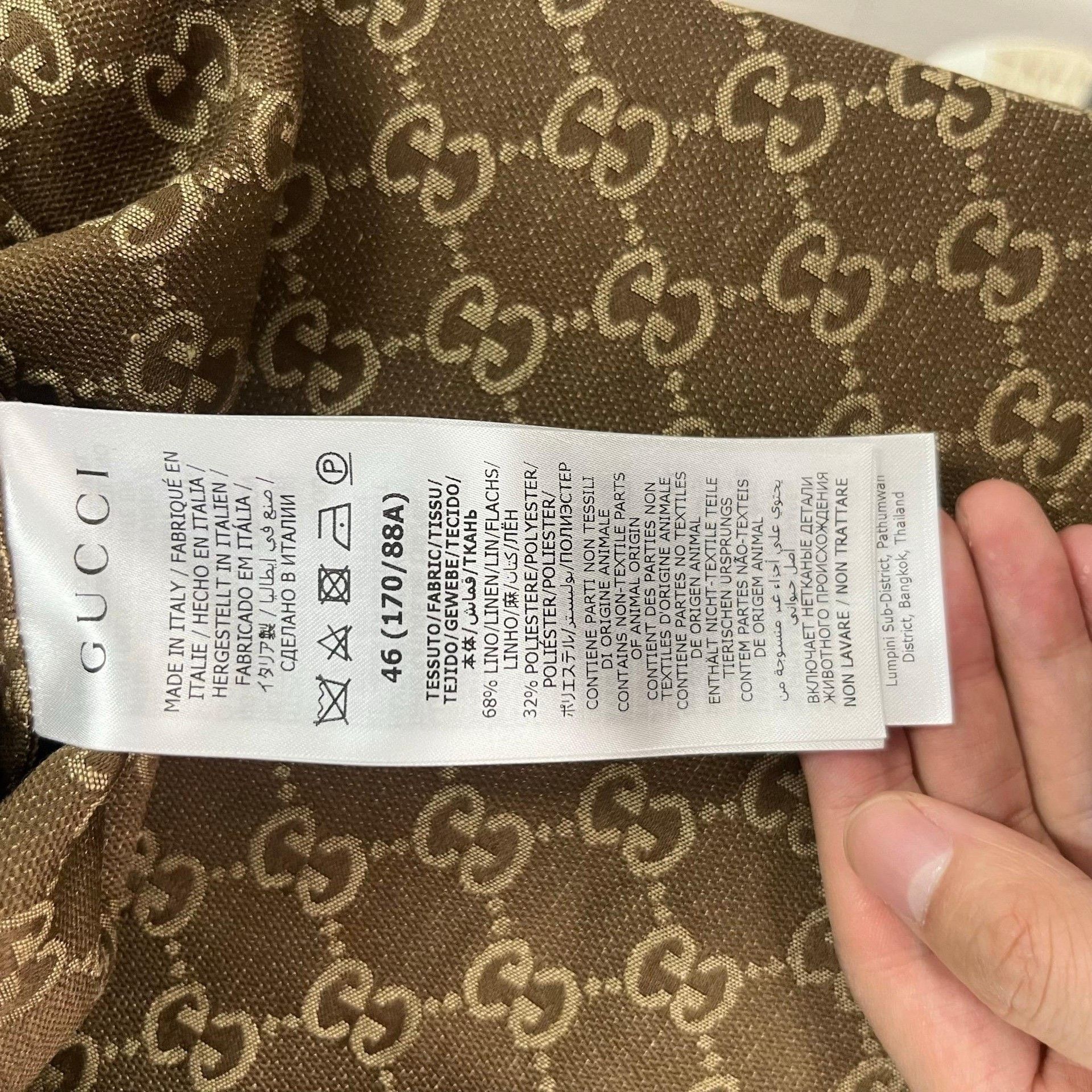 Gucci Gucci Retro Brown Button Up 46 Women Size L / US 10 / IT 46 - 4 Thumbnail
