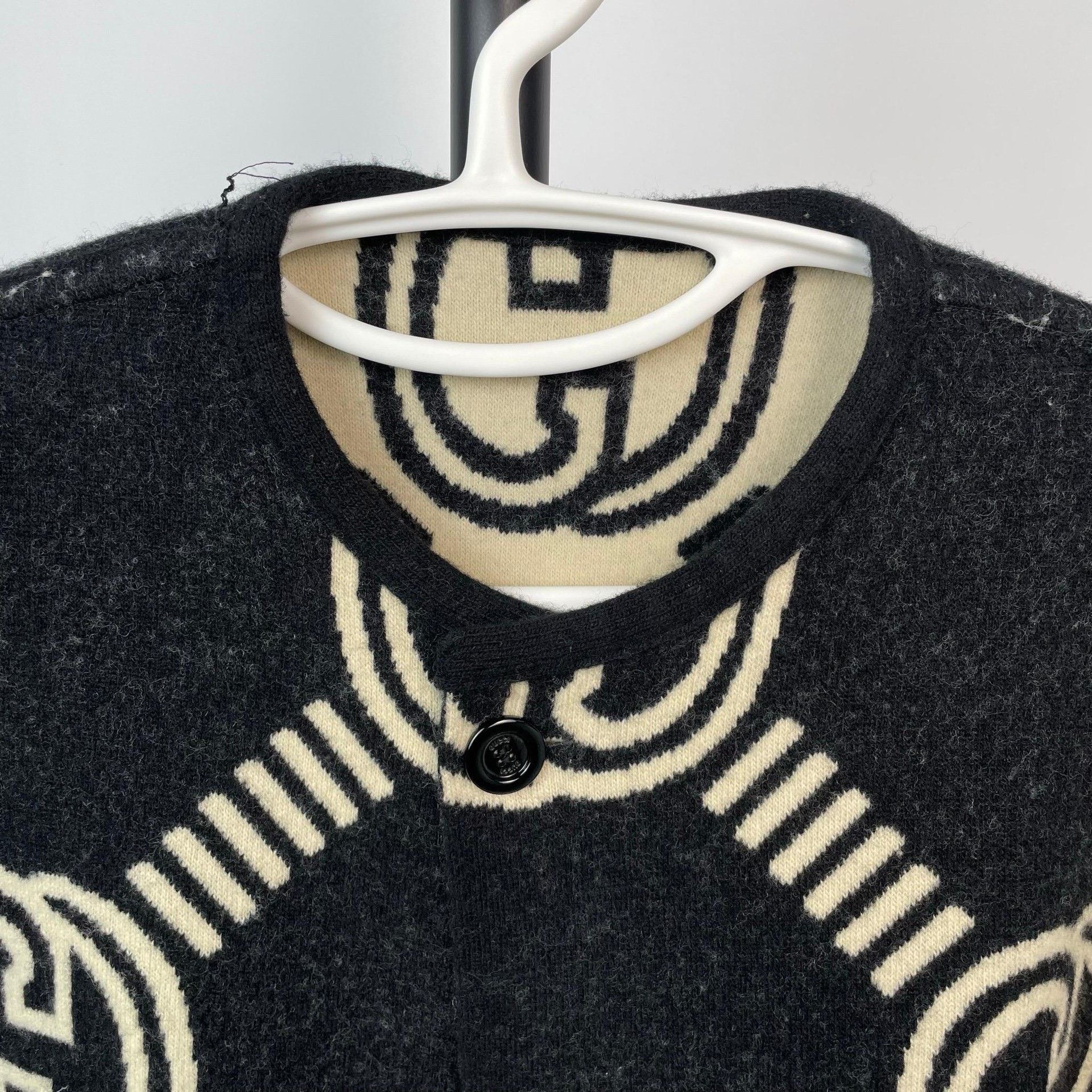 Gucci Gucci Wool Black Coat XS Women Size XS / US 0-2 / IT 36-38 - 3 Thumbnail