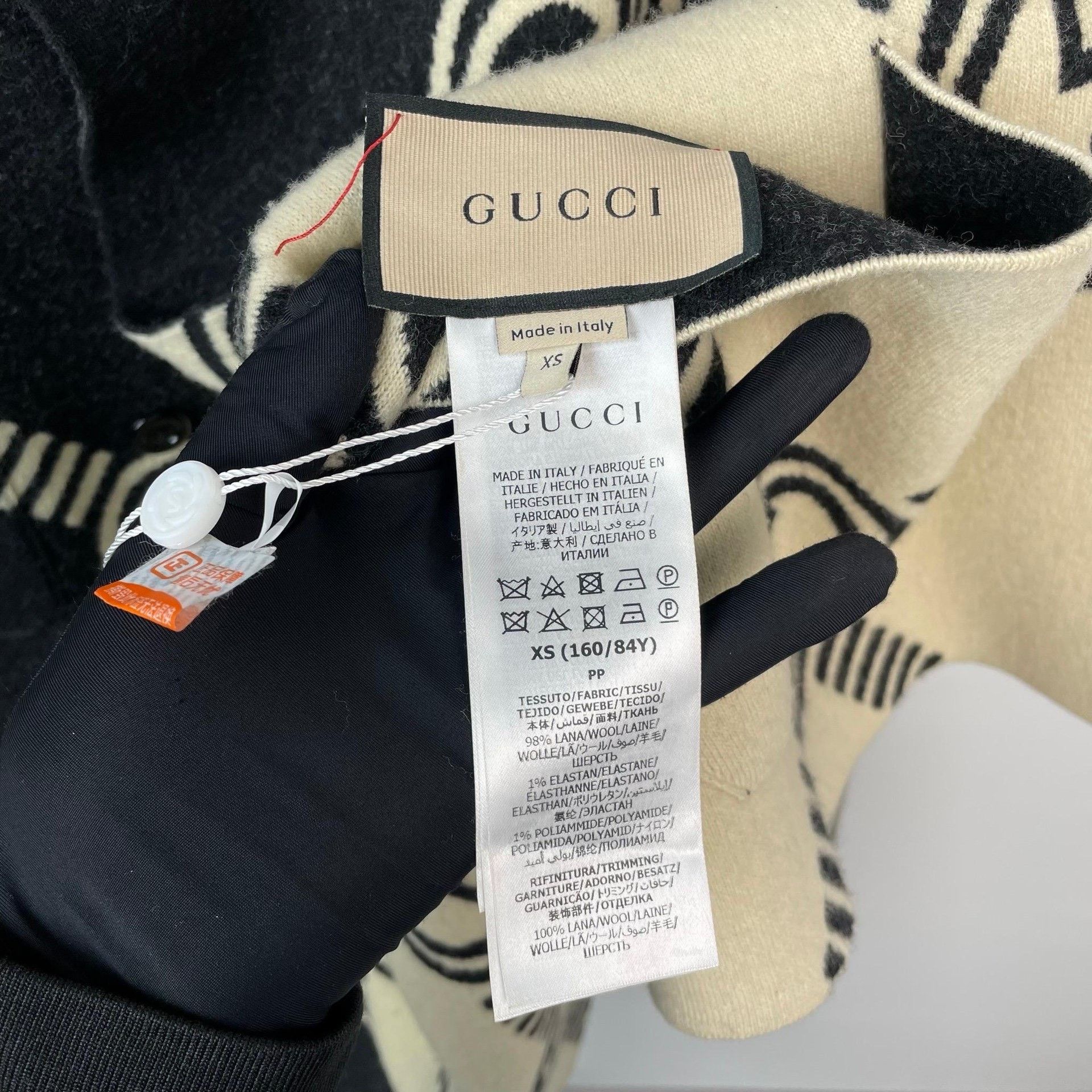 Gucci Gucci Wool Black Coat XS Women Size XS / US 0-2 / IT 36-38 - 6 Thumbnail