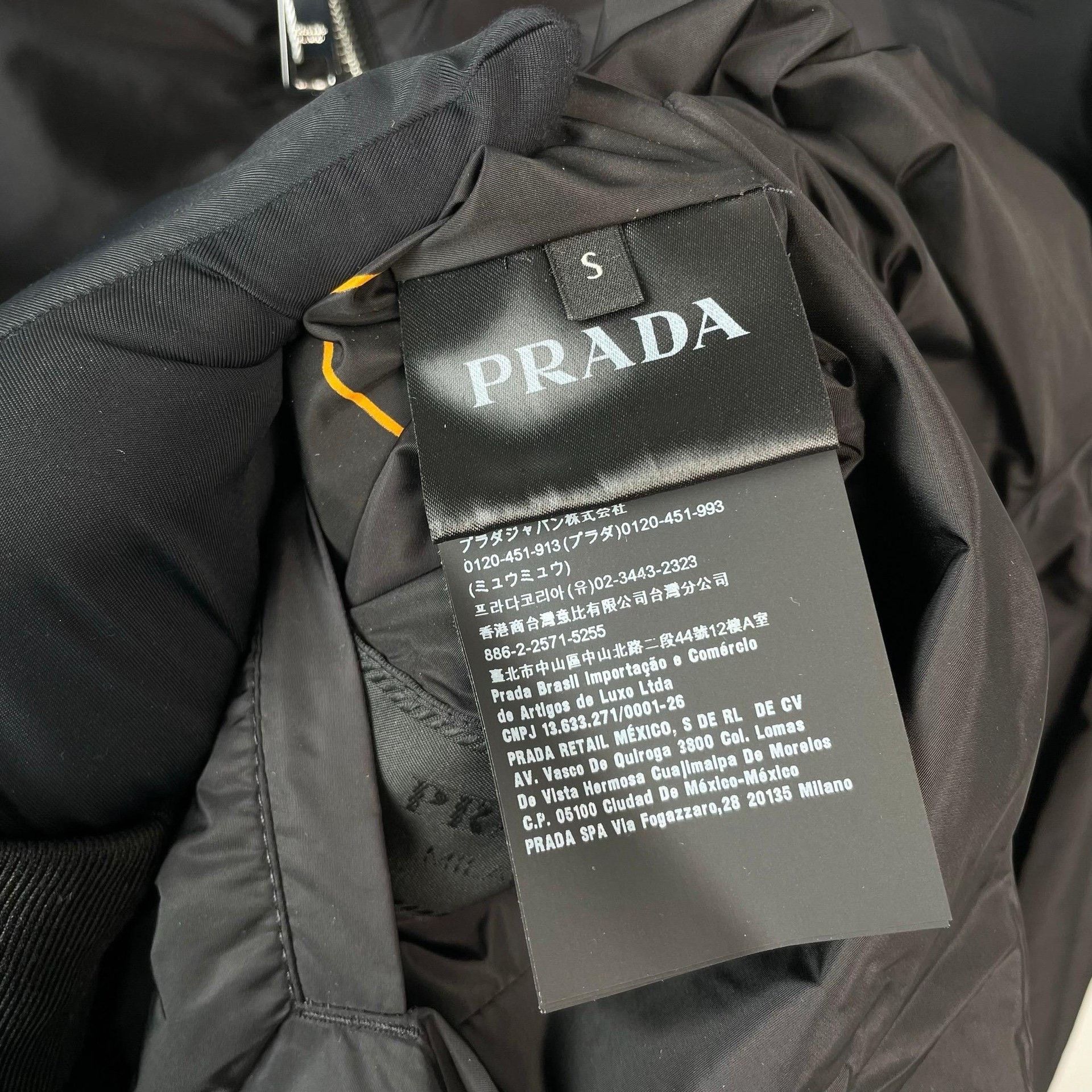 Prada Prada Nylon Black Leather Jacket S Women Size S / US 4 / IT 40 - 5 Thumbnail