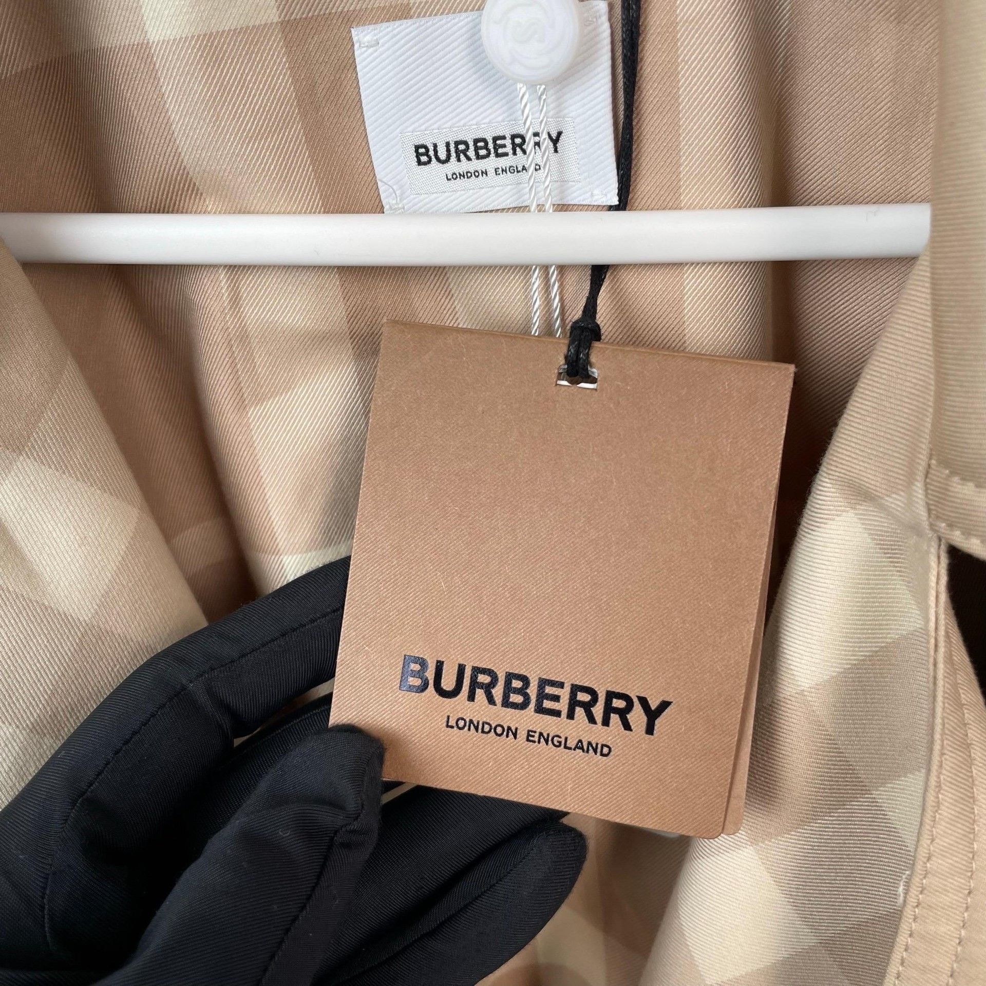 Burberry Burberry Plaid Long Beige Coat 36 Women Size S / US 4 / IT 40 - 4 Thumbnail