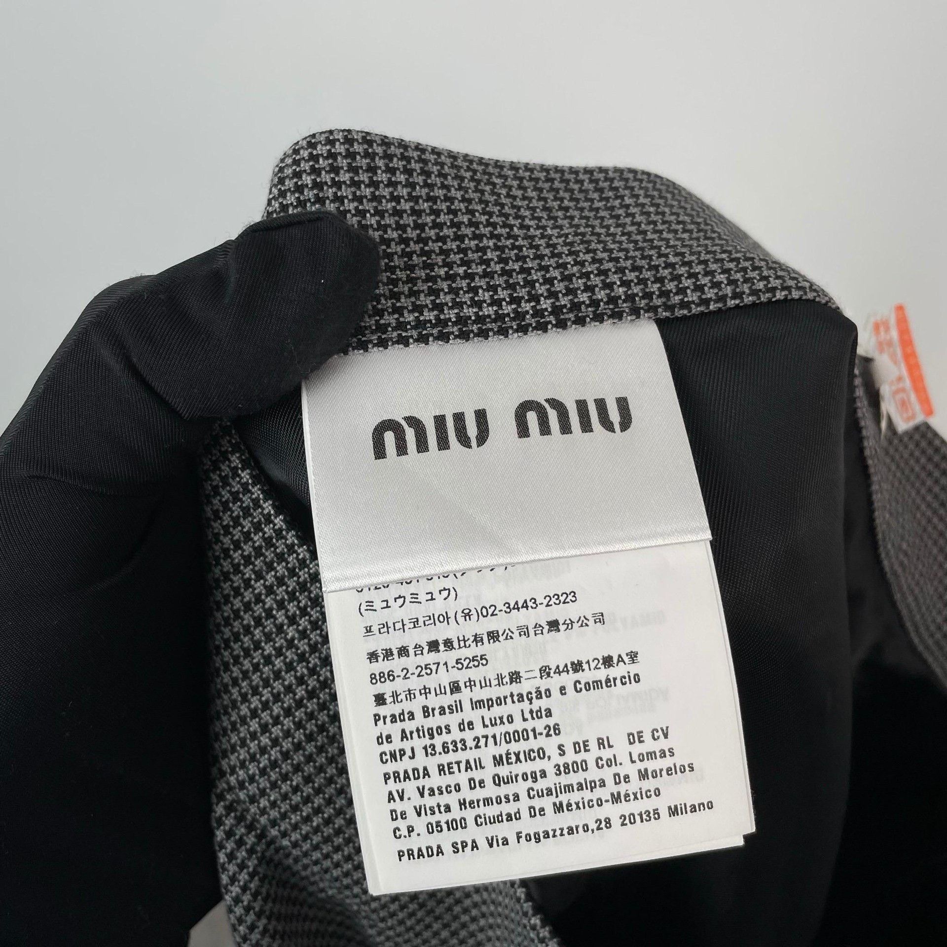 Miu Miu Miu Miu Gray Skirt 40 Women Size 40" / US 18 - 8 Thumbnail