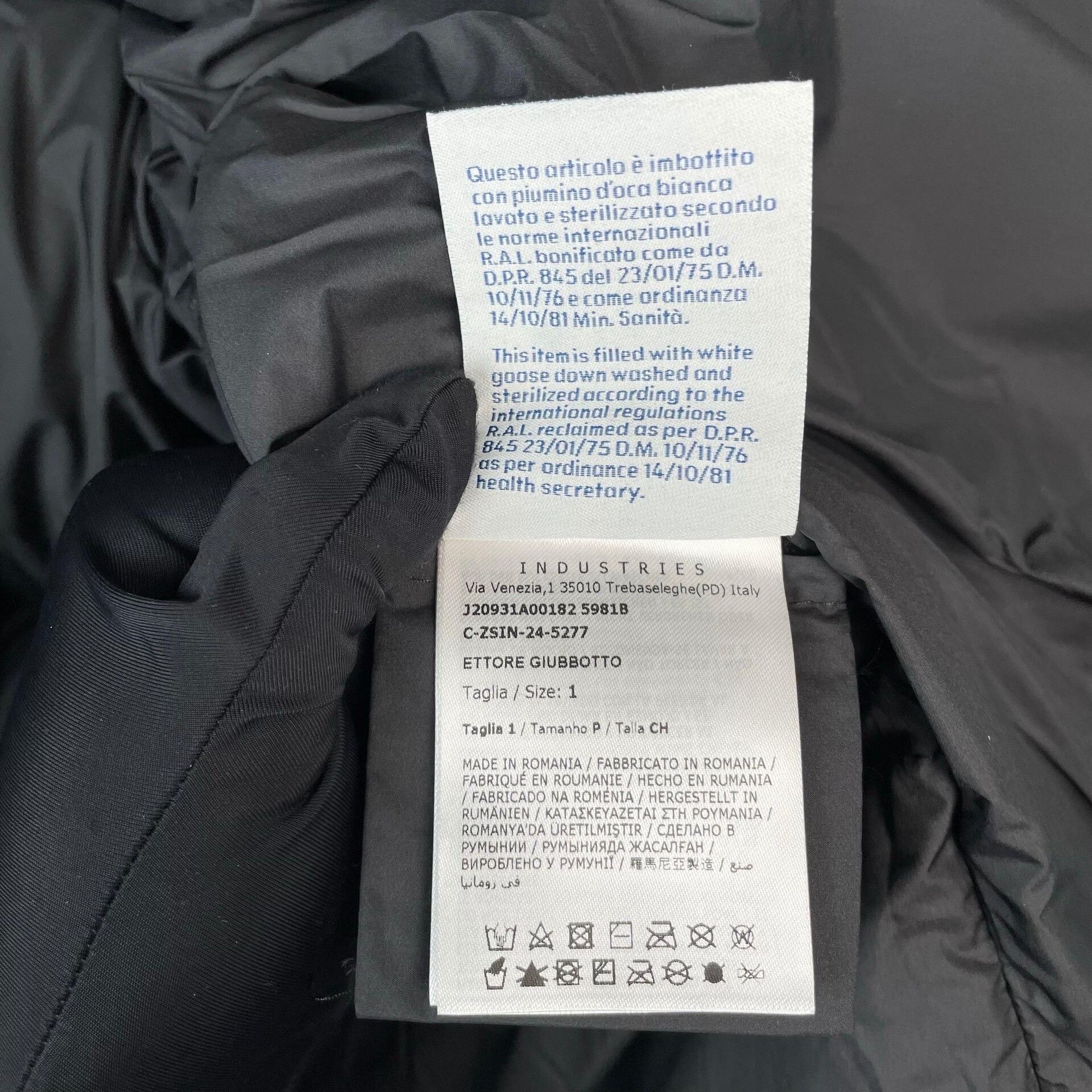 Moncler Moncler Black Heavy Coat 37 Men Size US S / EU 44-46 / 1 - 9 Thumbnail