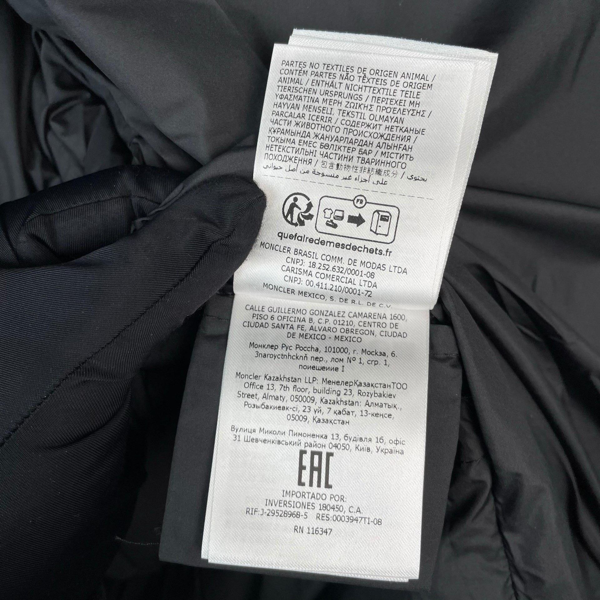 Moncler Moncler Black Heavy Coat 37 Men Size US S / EU 44-46 / 1 - 8 Thumbnail