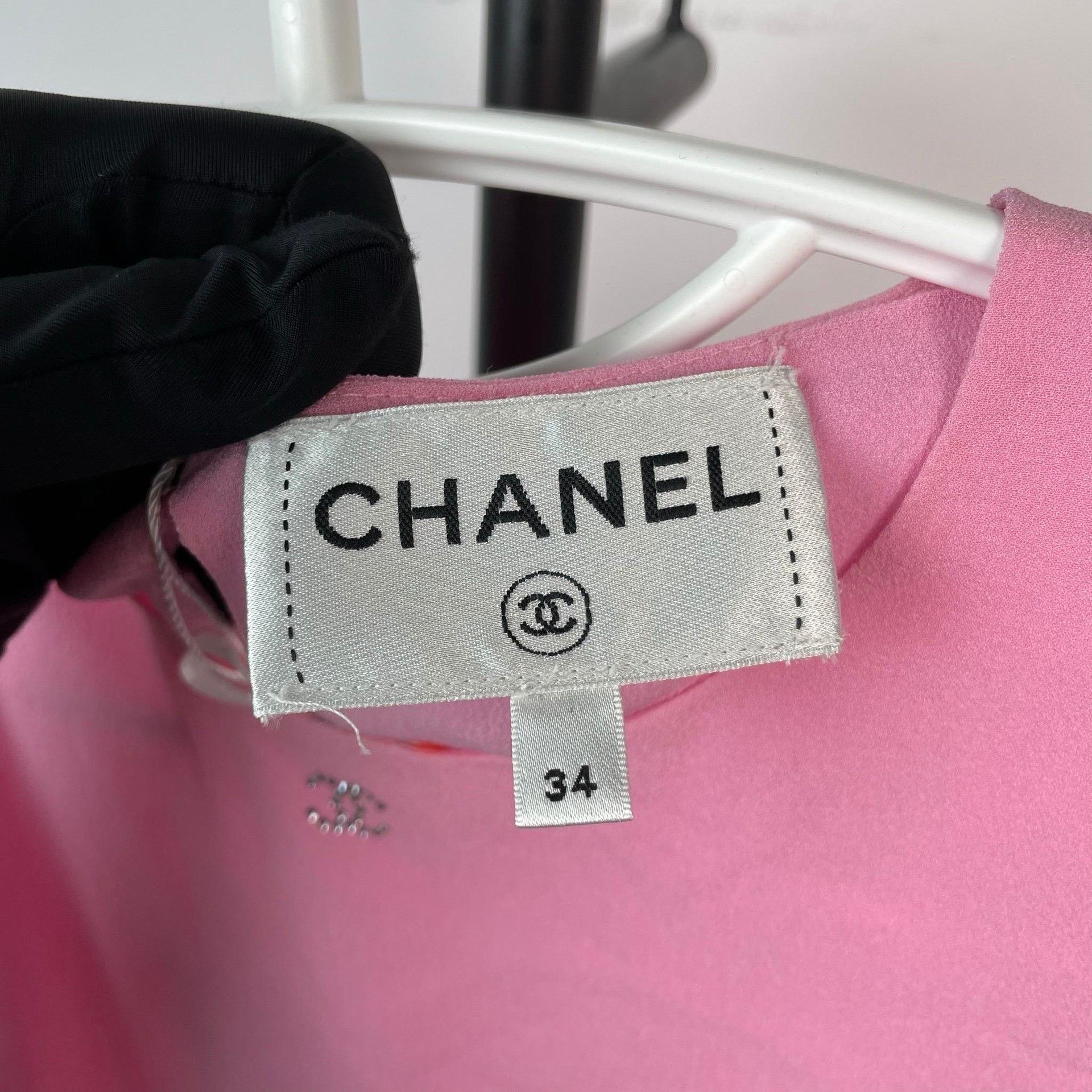 Chanel Chanel Silk Pink T-Shirt 34 Women Size XS / US 0-2 / IT 36-38 - 5 Thumbnail