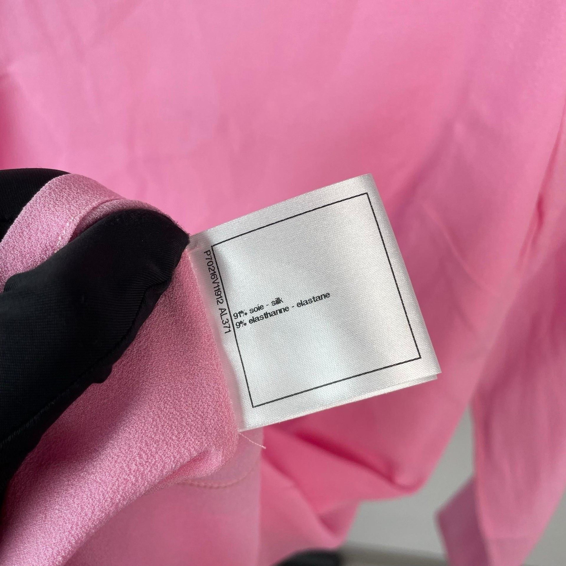 Chanel Chanel Silk Pink T-Shirt 34 Women Size XS / US 0-2 / IT 36-38 - 7 Thumbnail