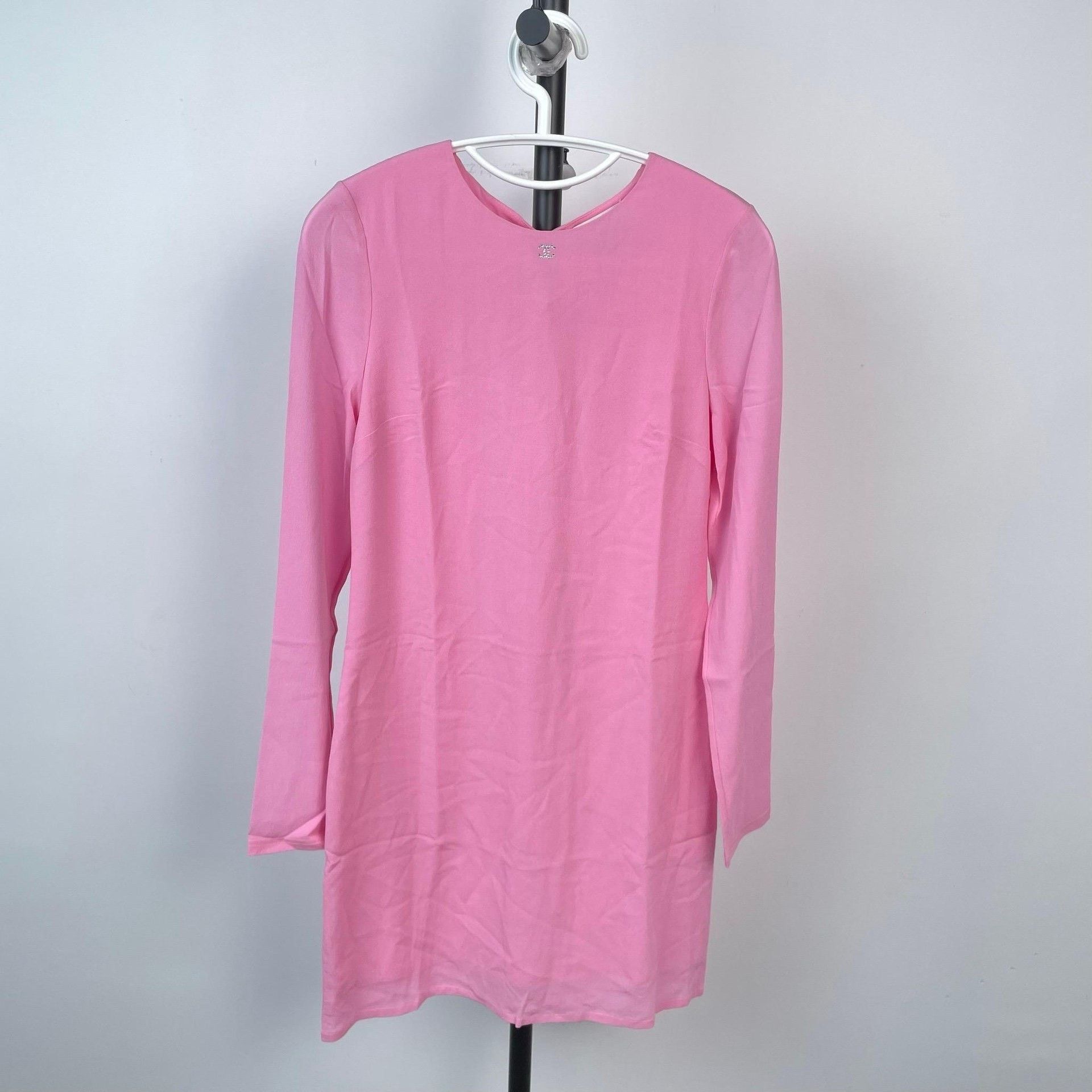 Chanel Chanel Silk Pink T-Shirt 34 Women Size XS / US 0-2 / IT 36-38 - 9 Thumbnail