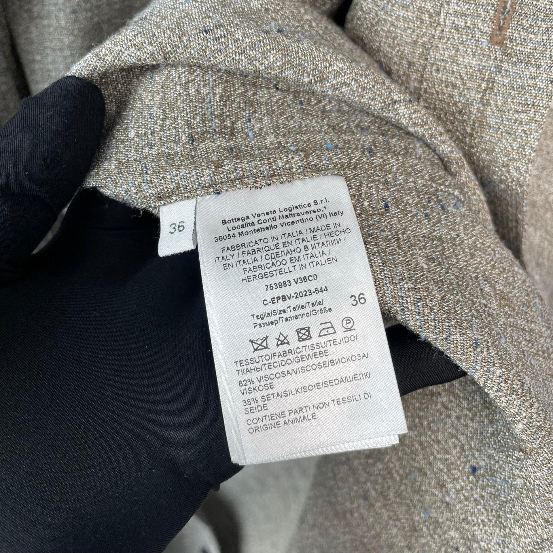 Bottega Veneta Bottega Veneta Gray Button Up 36 Women Size S / US 4 / IT 40 - 6 Thumbnail