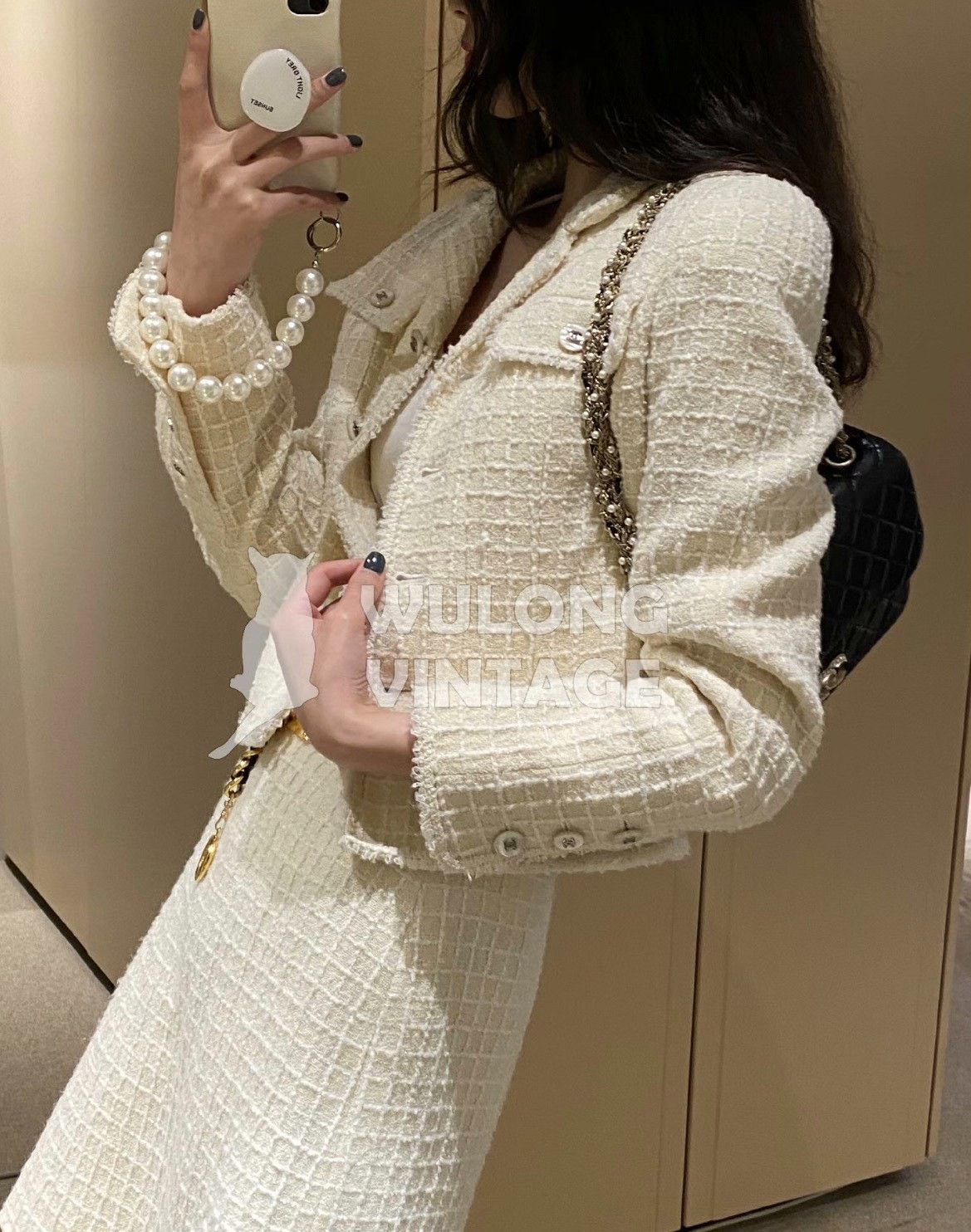 Chanel Chanel Plaid White Jacket XS Women Size XS / US 0-2 / IT 36-38 - 3 Thumbnail