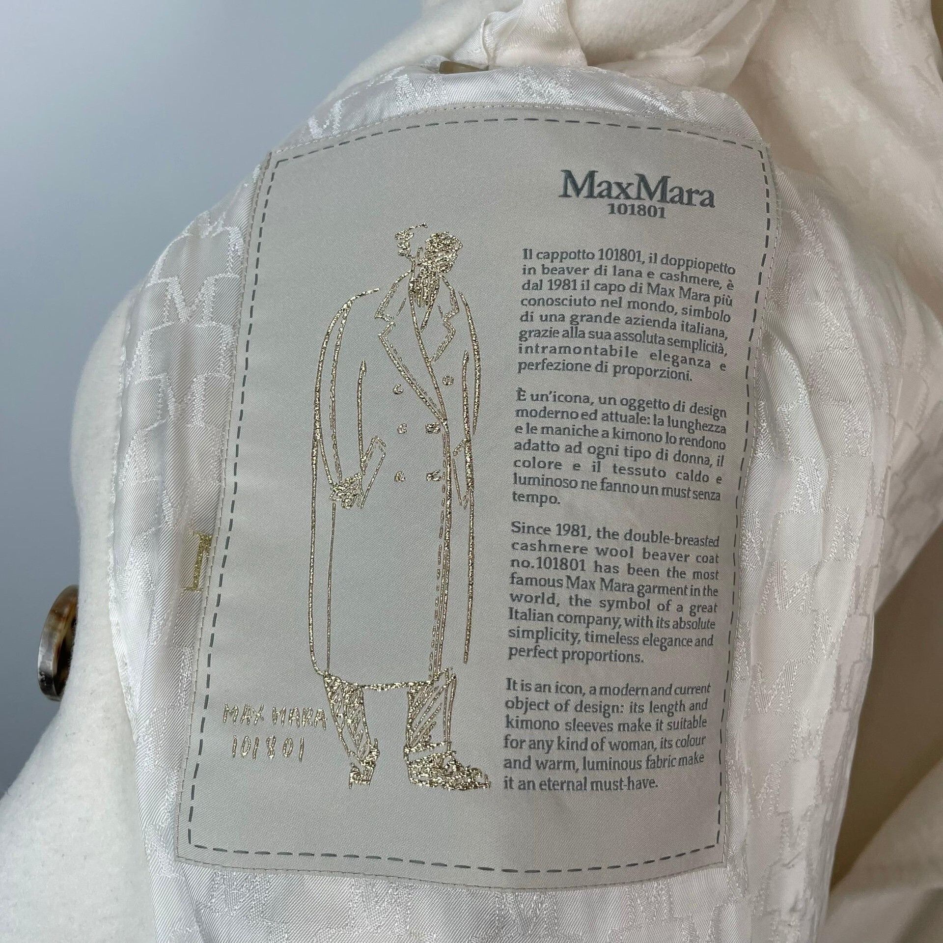 Max Mara Max Mara Long White Coat 34 Women Size XS / US 0-2 / IT 36-38 - 7 Thumbnail