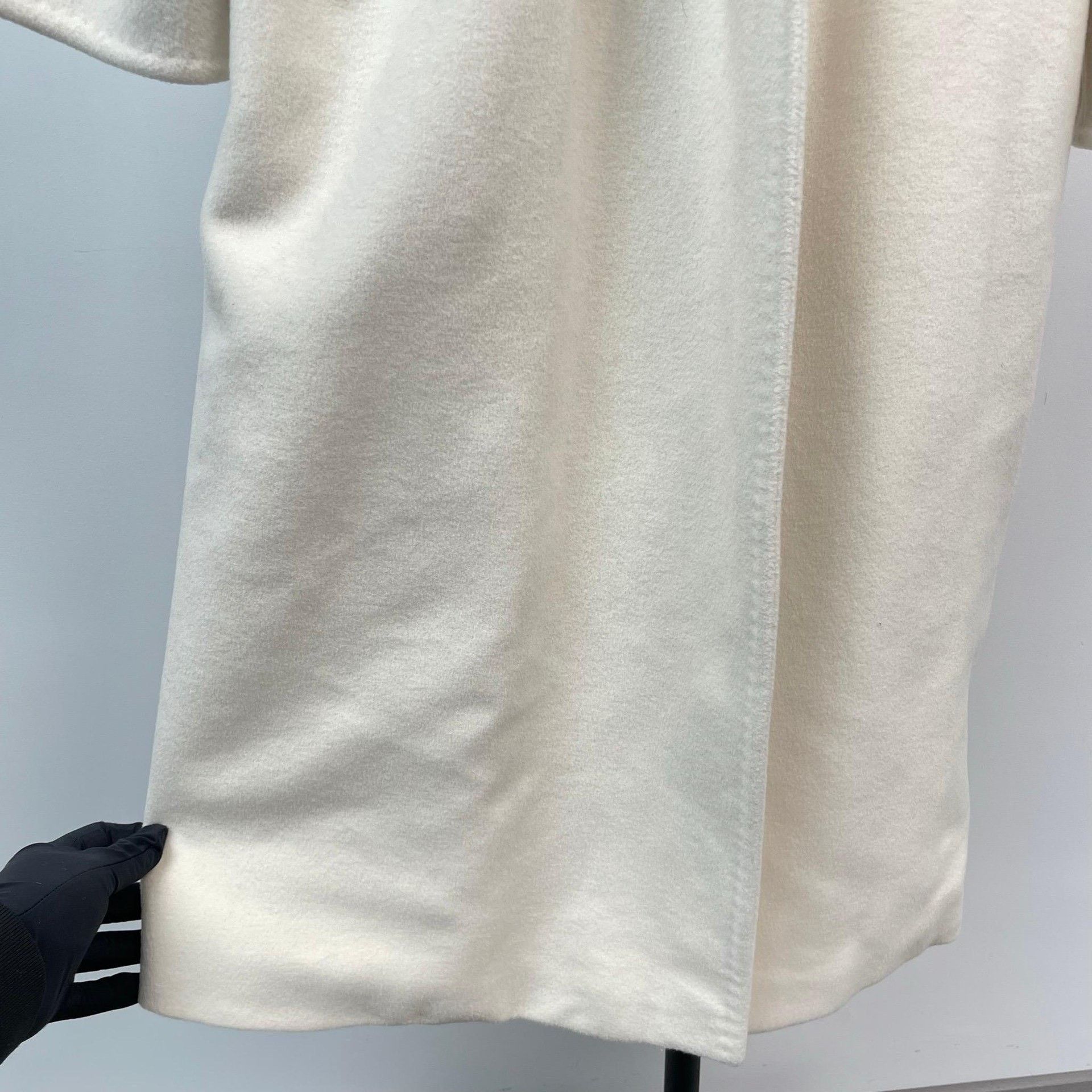 Max Mara Max Mara Long White Coat 34 Women Size XS / US 0-2 / IT 36-38 - 9 Thumbnail