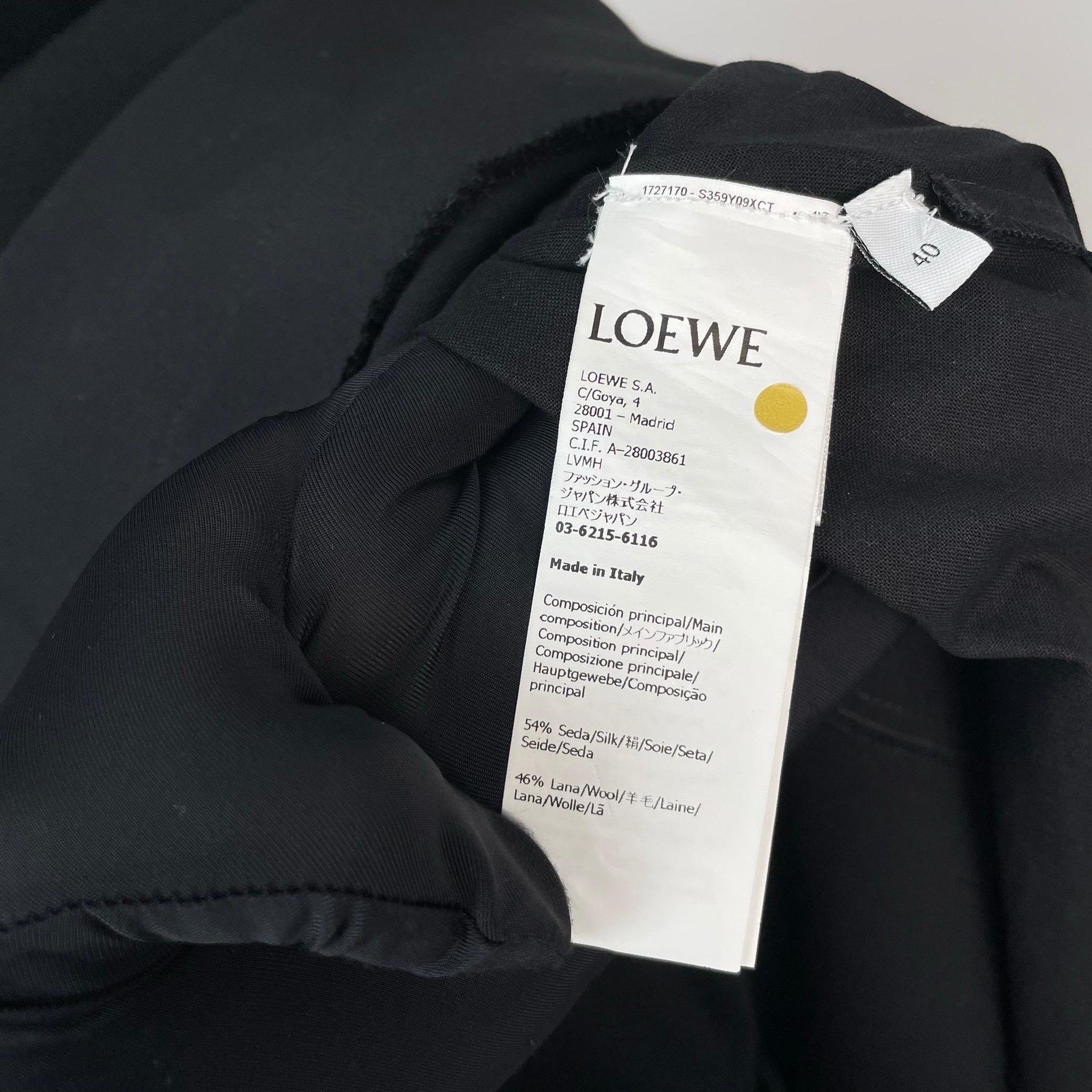 Loewe Loewe Wool Black Sweater 40 Women Size M / US 6-8 / IT 42-44 - 7 Thumbnail