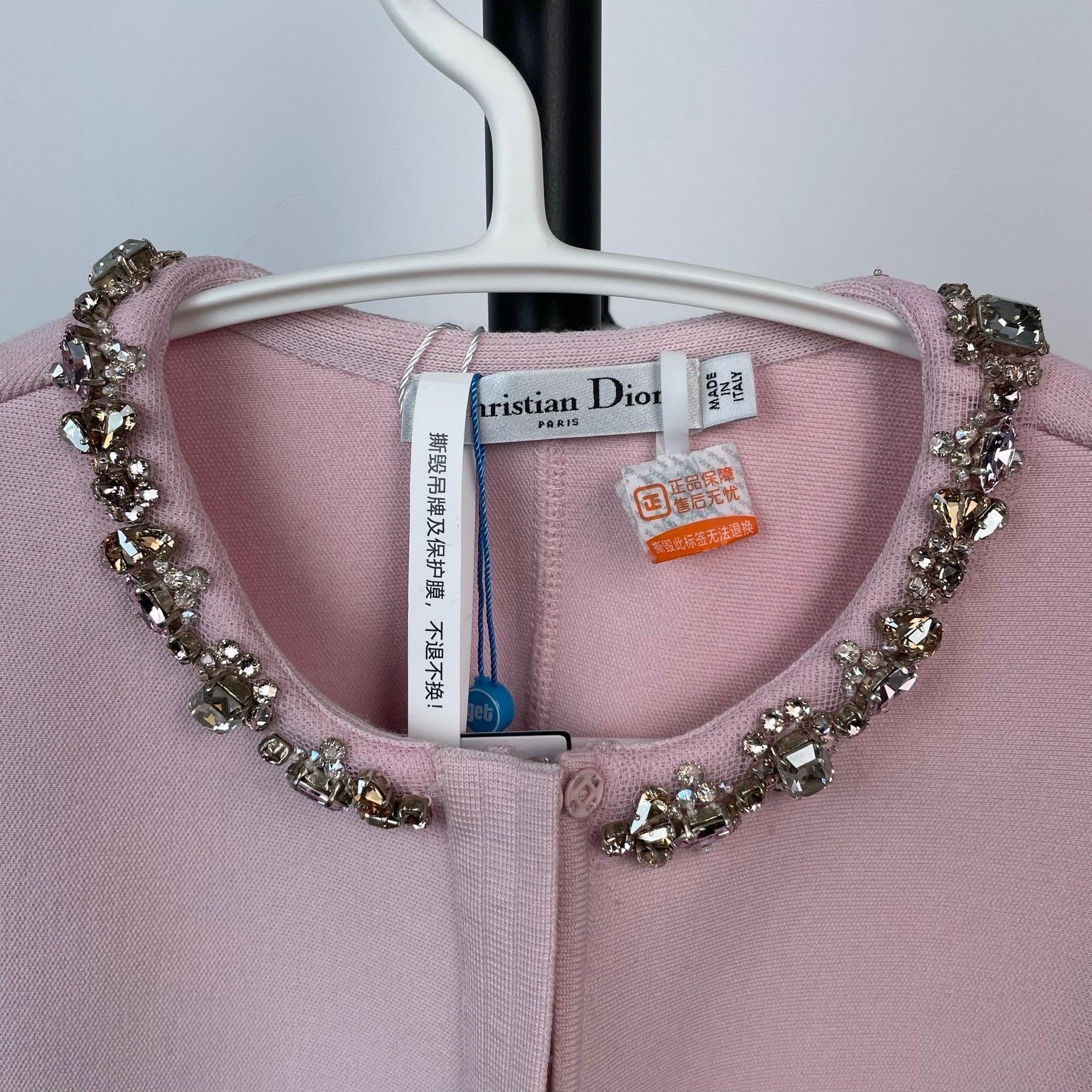 Dior Dior Wool Pink Dress 36 Women Size S / US 4 / IT 40 - 2 Thumbnail
