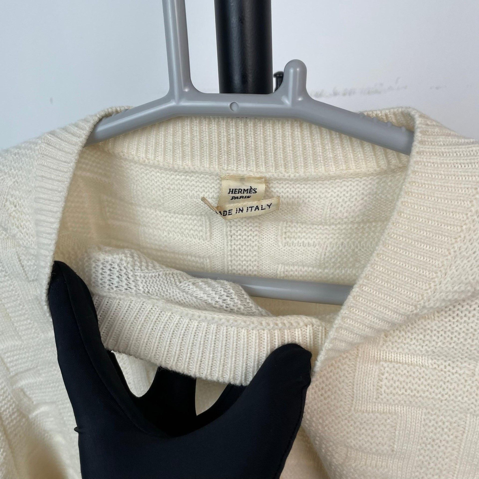 Hermes Hermes White Sweater 38 Women Size S / US 4 / IT 40 - 4 Thumbnail