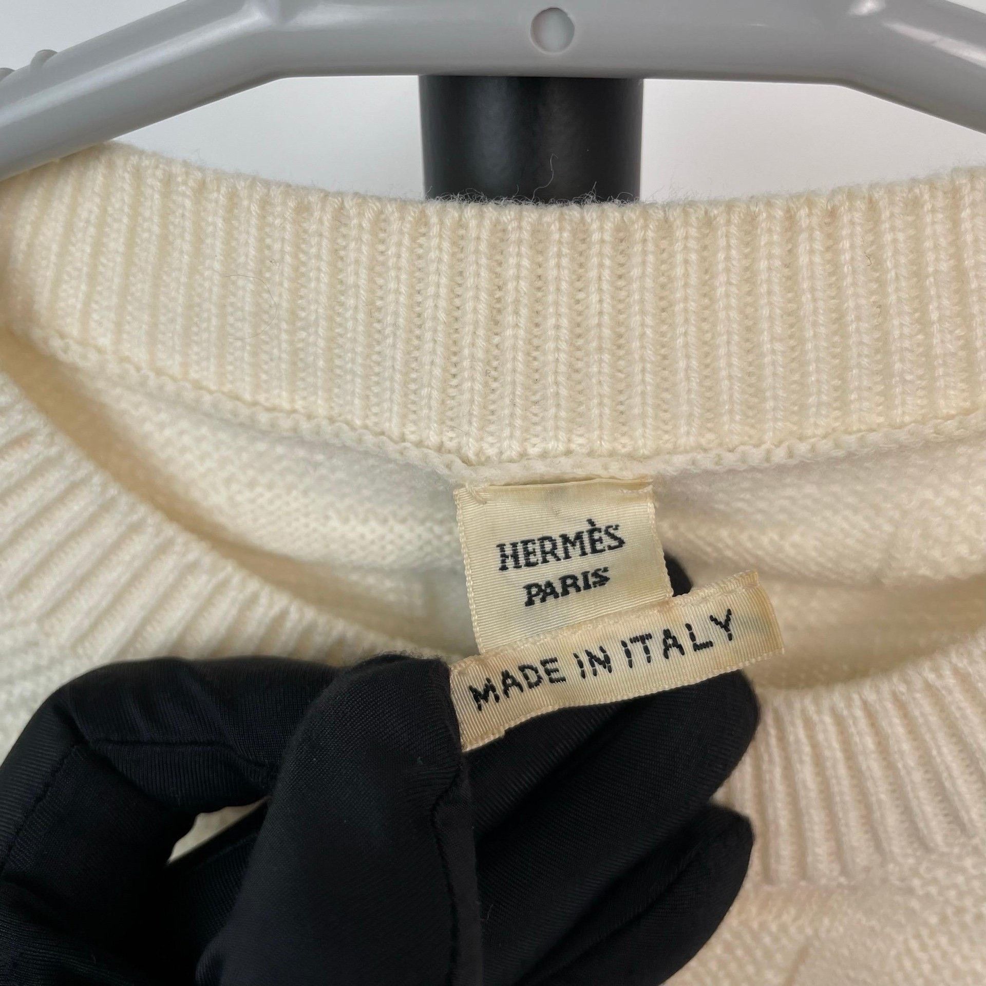 Hermes Hermes White Sweater 38 Women Size S / US 4 / IT 40 - 5 Thumbnail