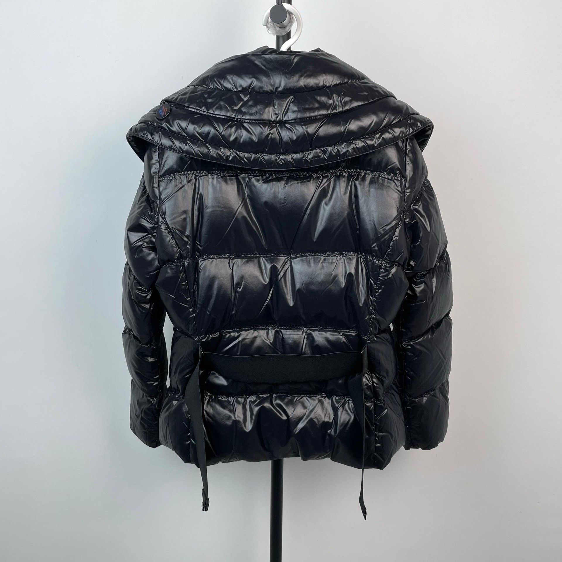 Moncler Moncler Long Black Down Jacket XS Women Size XS / US 0-2 / IT 36-38 - 2 Thumbnail