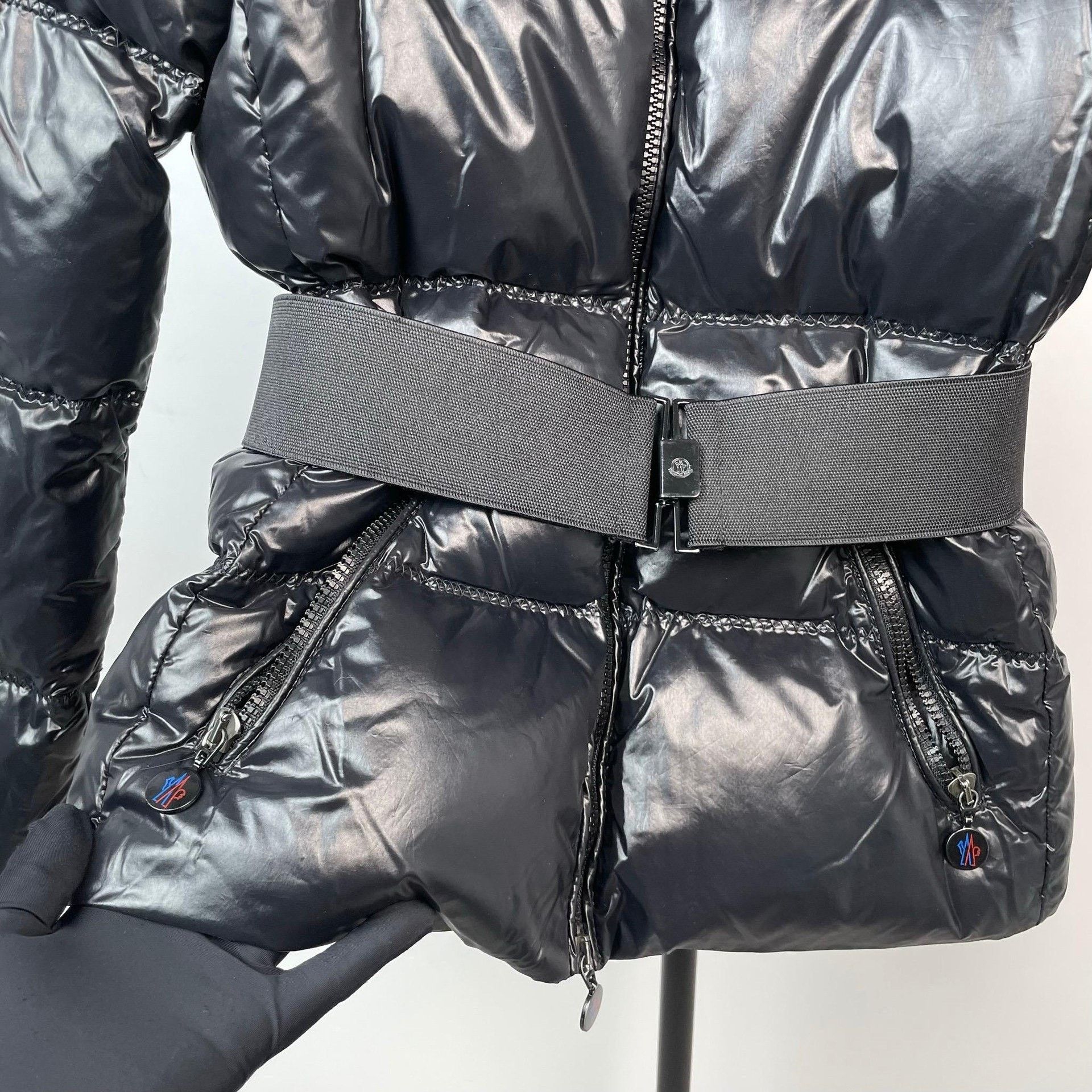 Moncler Moncler Long Black Down Jacket XS Women Size XS / US 0-2 / IT 36-38 - 4 Thumbnail