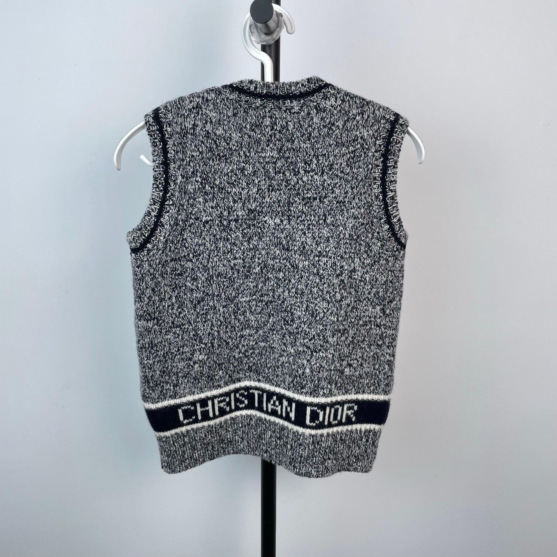 Dior Dior Retro Wool Gray Tank Top 34 Women Size XS / US 0-2 / IT 36-38 - 2 Thumbnail