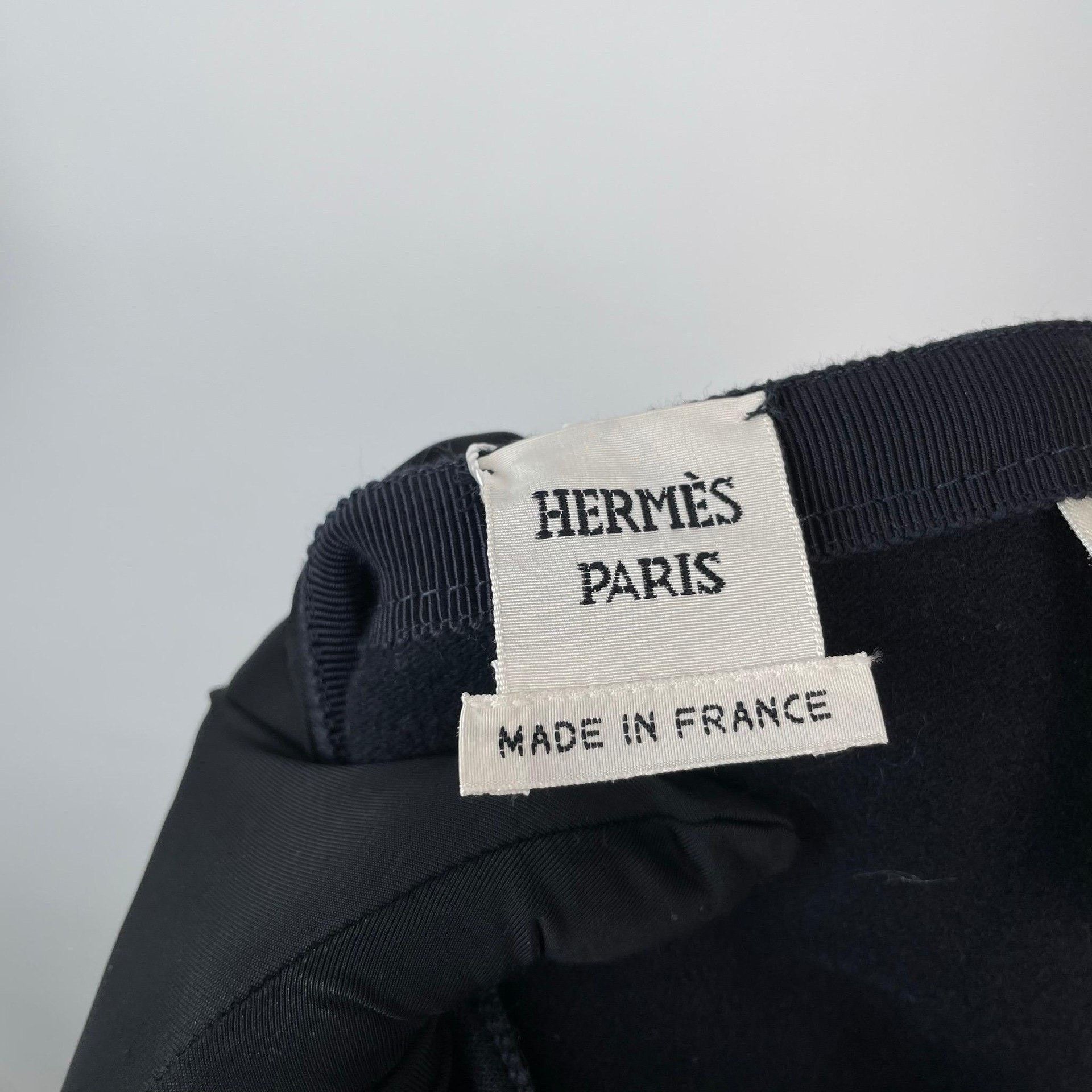 Hermes Hermes Wool Long Black Skirt 36 Women Size 36" / US 14 / IT 50 - 7 Thumbnail
