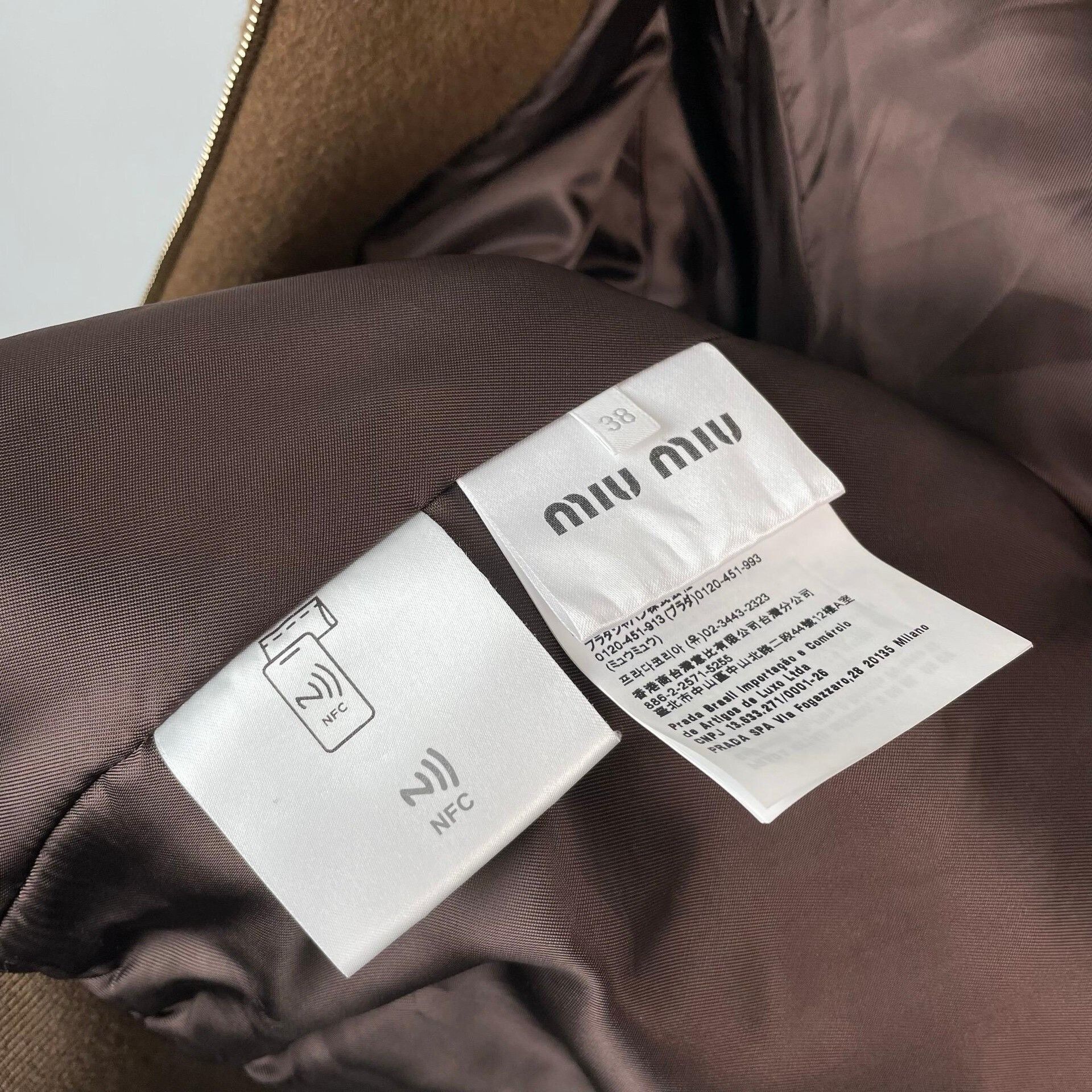 Miu Miu Miu Miu Brown Light Jacket 38 Men Size US S / EU 44-46 / 1 - 6 Thumbnail