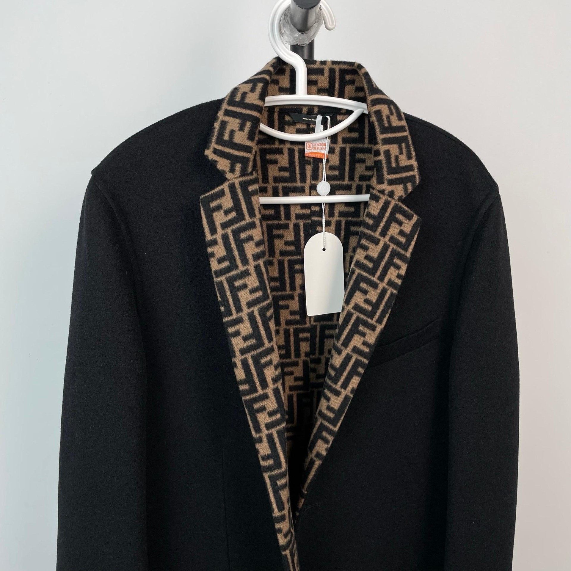 Fendi Fendi Black Heavy Coat 50 Men Size US XL / EU 56 / 4 - 3 Thumbnail