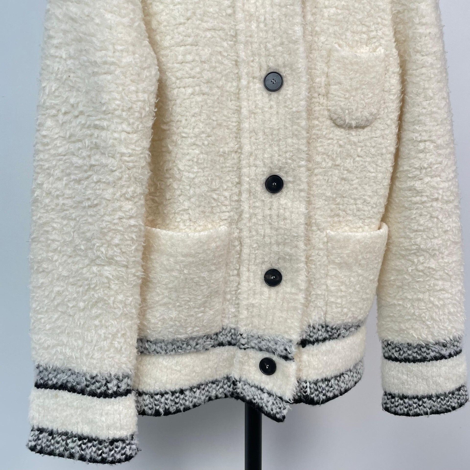 Dior Dior Knit Wool White Jacket XS Women Size XS / US 0-2 / IT 36-38 - 4 Thumbnail