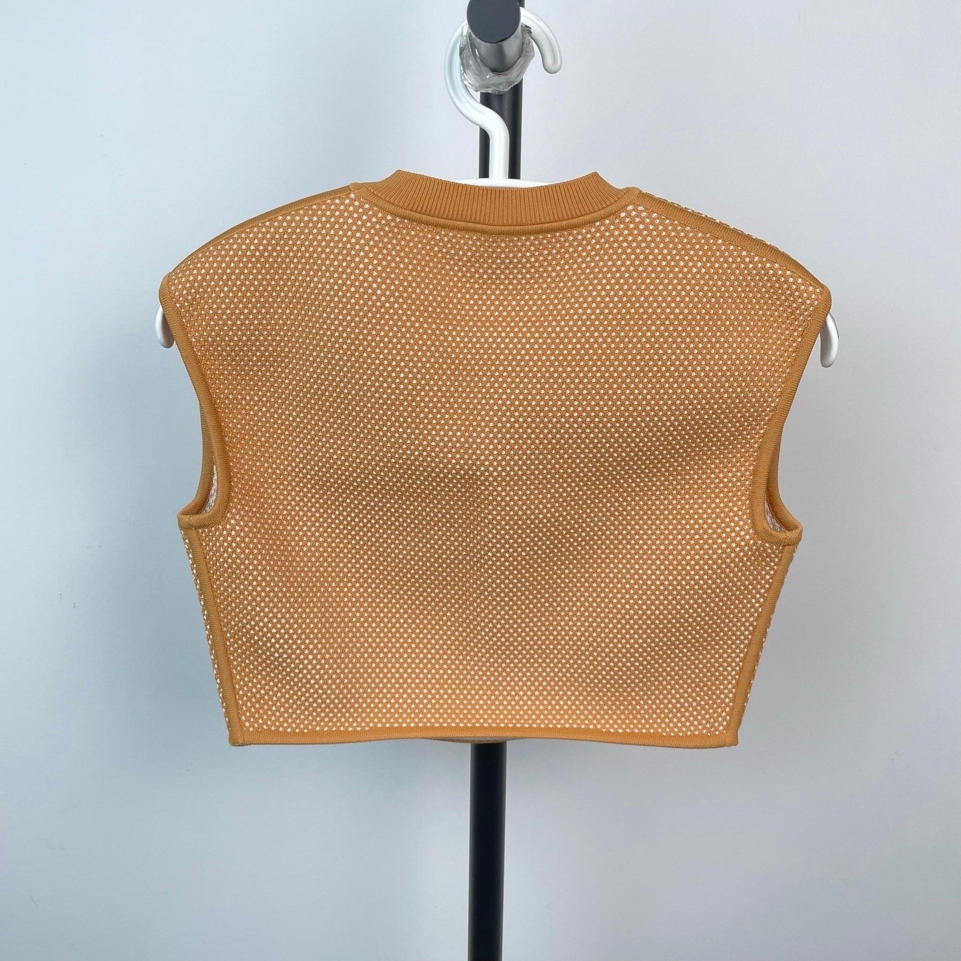 Hermes Hermes Knit Orange Tank Top 36 Women Size S / US 4 / IT 40 - 3 Thumbnail