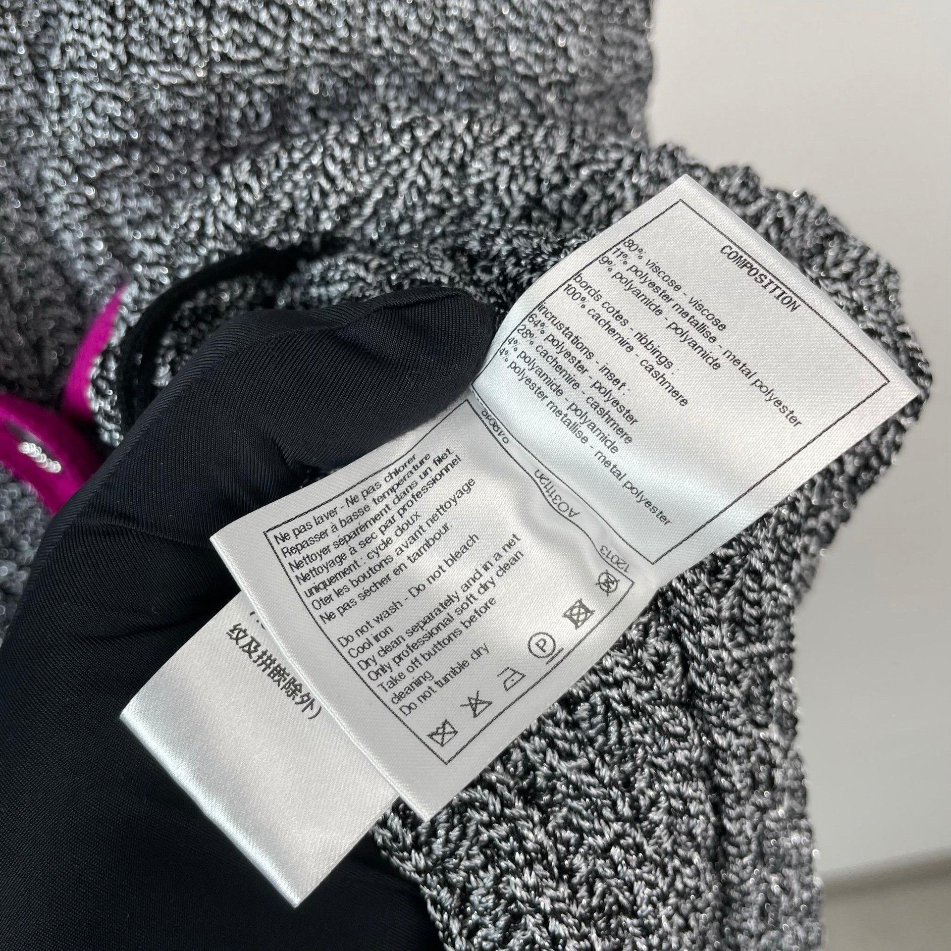 Chanel Chanel Knit Silver Sweater 38 Women Size S / US 4 / IT 40 - 7 Thumbnail
