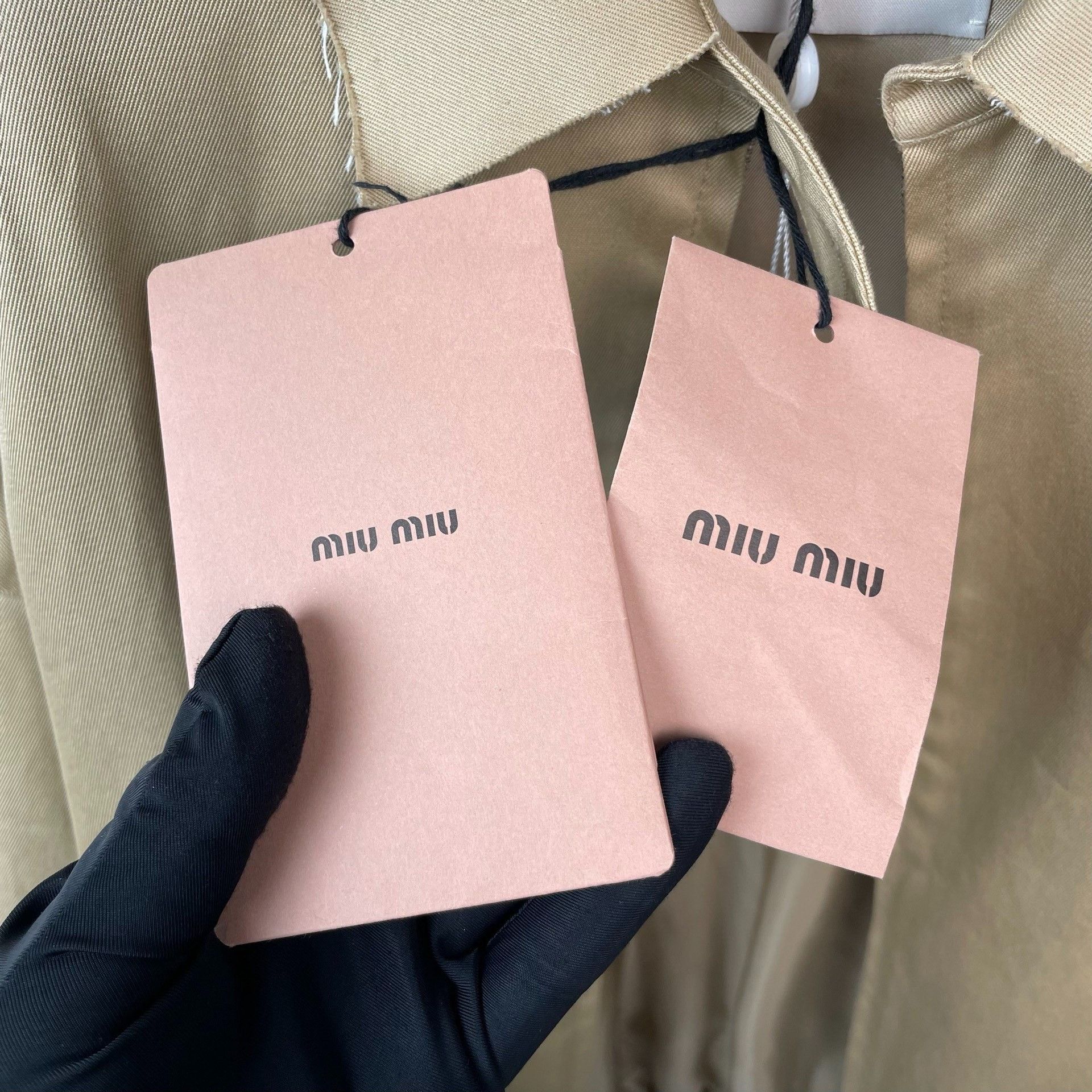 Miu Miu Miu Miu Beige Jacket 22 Women Size XS / US 0-2 / IT 36-38 - 4 Thumbnail