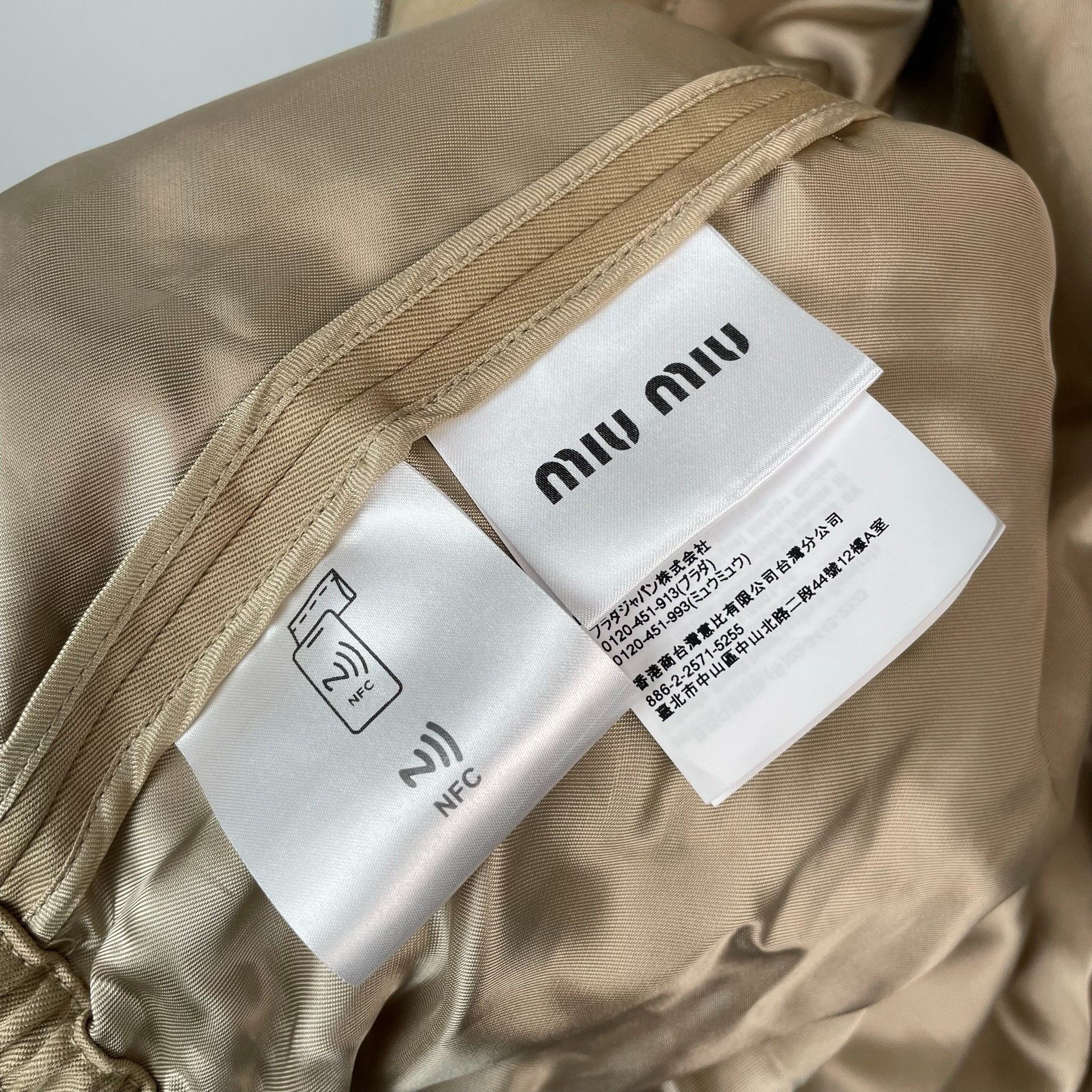 Miu Miu Miu Miu Beige Jacket 22 Women Size XS / US 0-2 / IT 36-38 - 5 Thumbnail