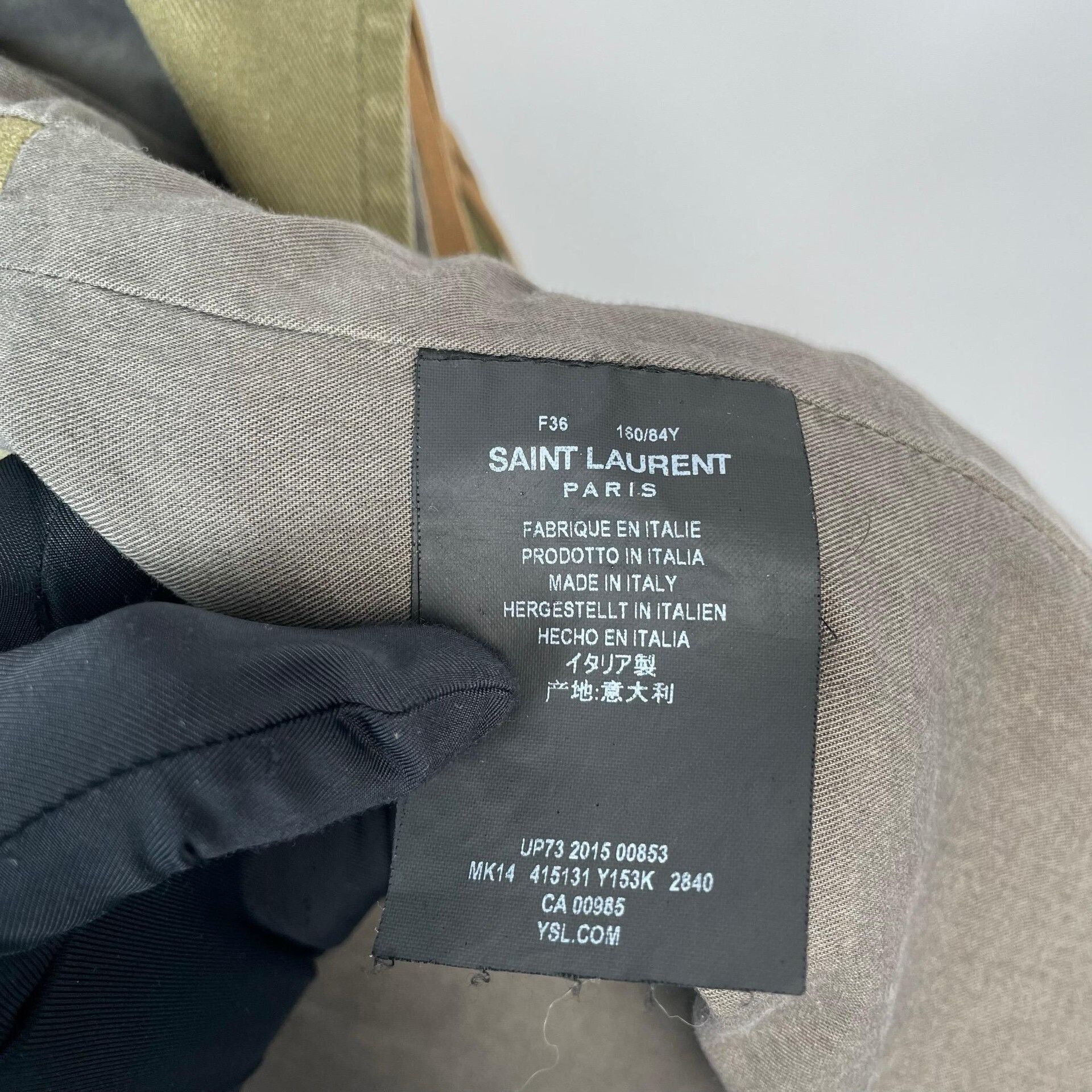 Saint Laurent Paris Saint Laurent Paris Green Jacket 36 Women Size S / US 4 / IT 40 - 7 Thumbnail