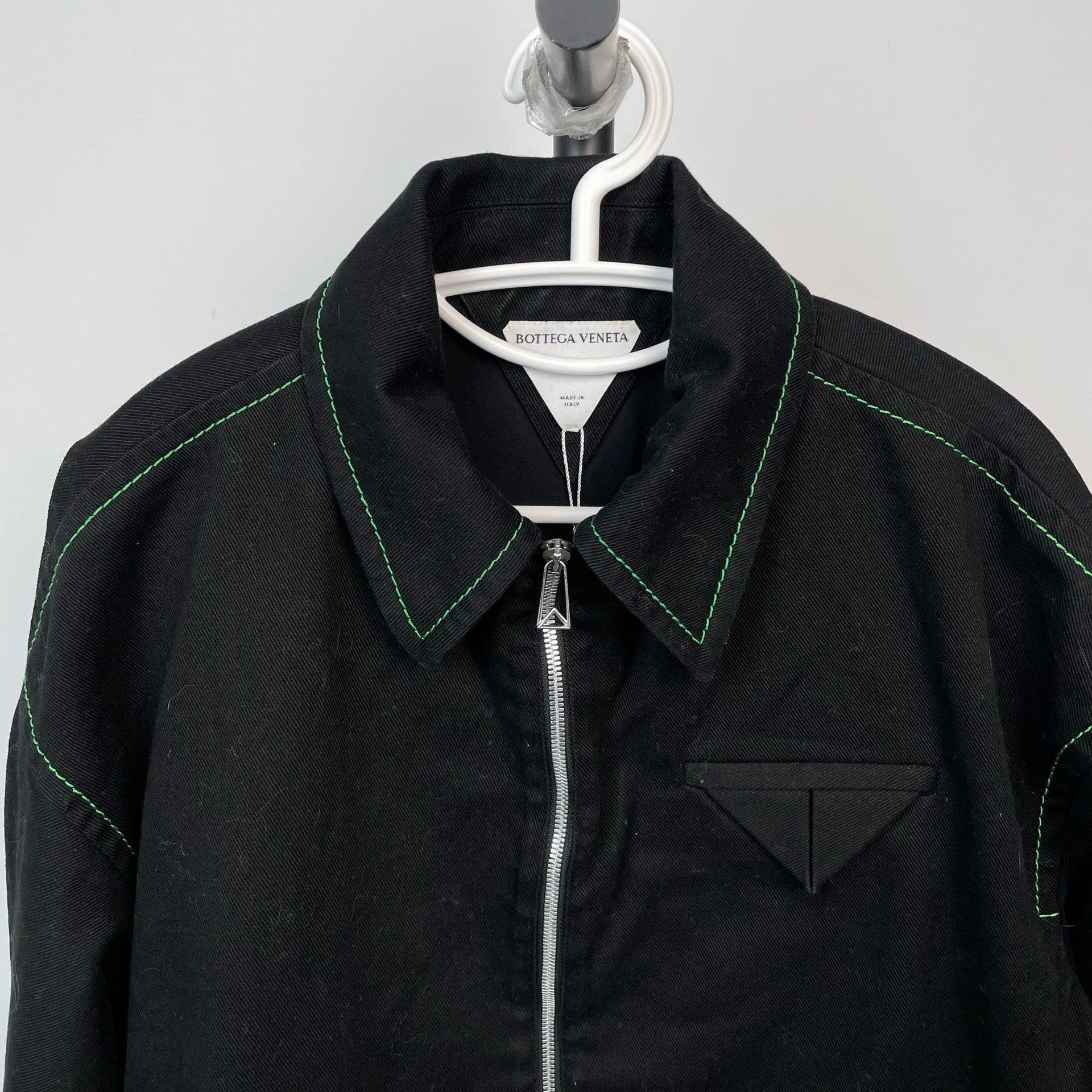 Bottega Veneta Bottega Veneta Green Jacket 48 Women Size XL / US 12-14 / IT 48-50 - 3 Thumbnail
