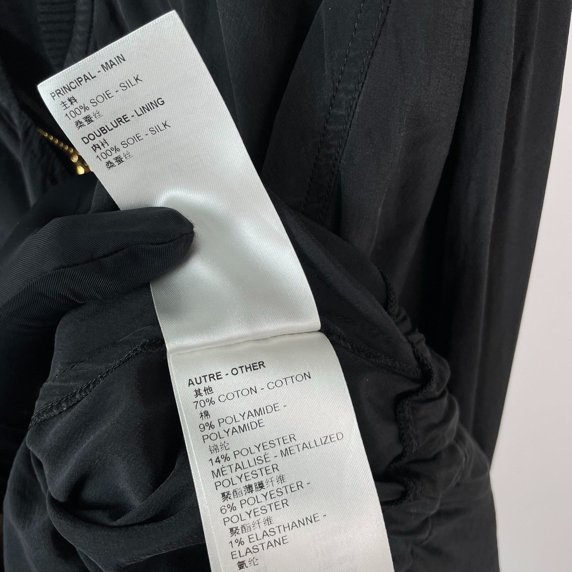 Louis Vuitton Louis Vuitton Black Coat 38 Women Size S / US 4 / IT 40 - 8 Thumbnail