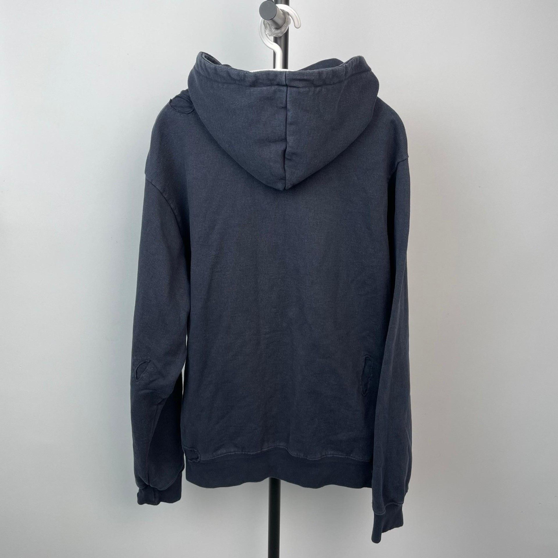 Dior Dior Retro Embroidered Blue Hoodie XL Women Size XL / US 12-14 / IT 48-50 - 2 Thumbnail