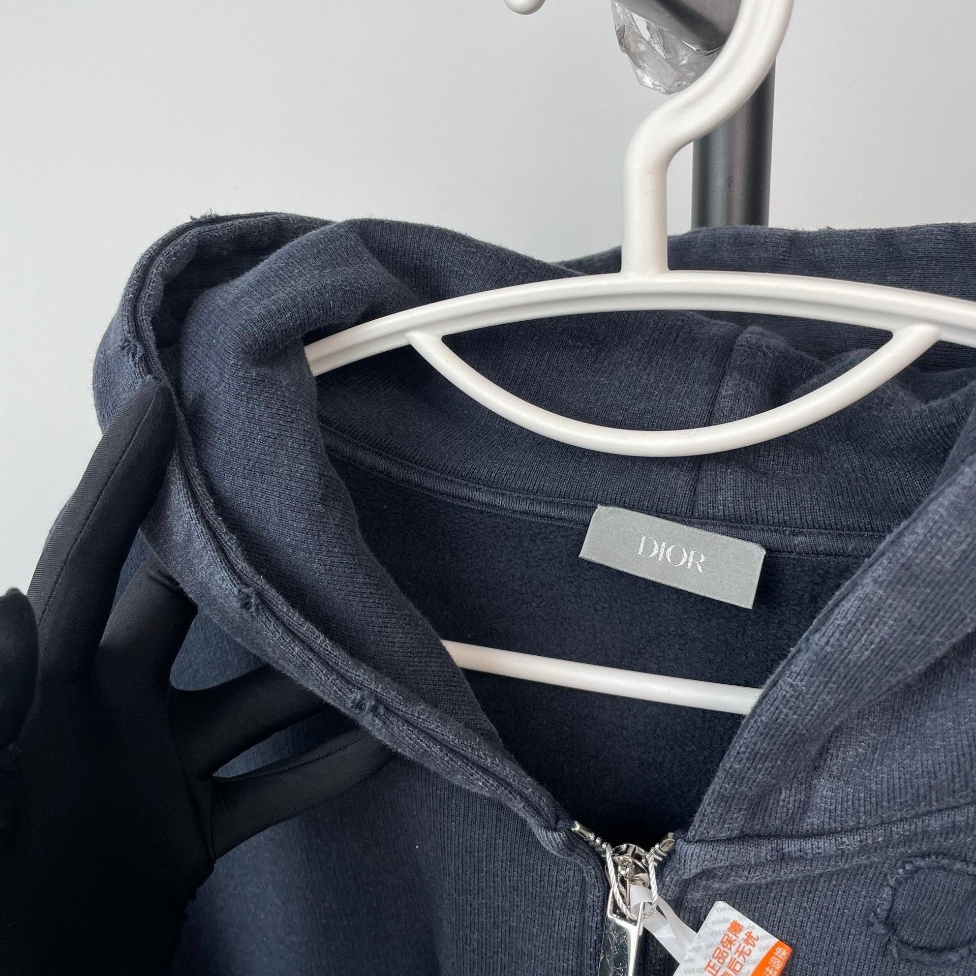 Dior Dior Retro Embroidered Blue Hoodie XL Women Size XL / US 12-14 / IT 48-50 - 9 Thumbnail