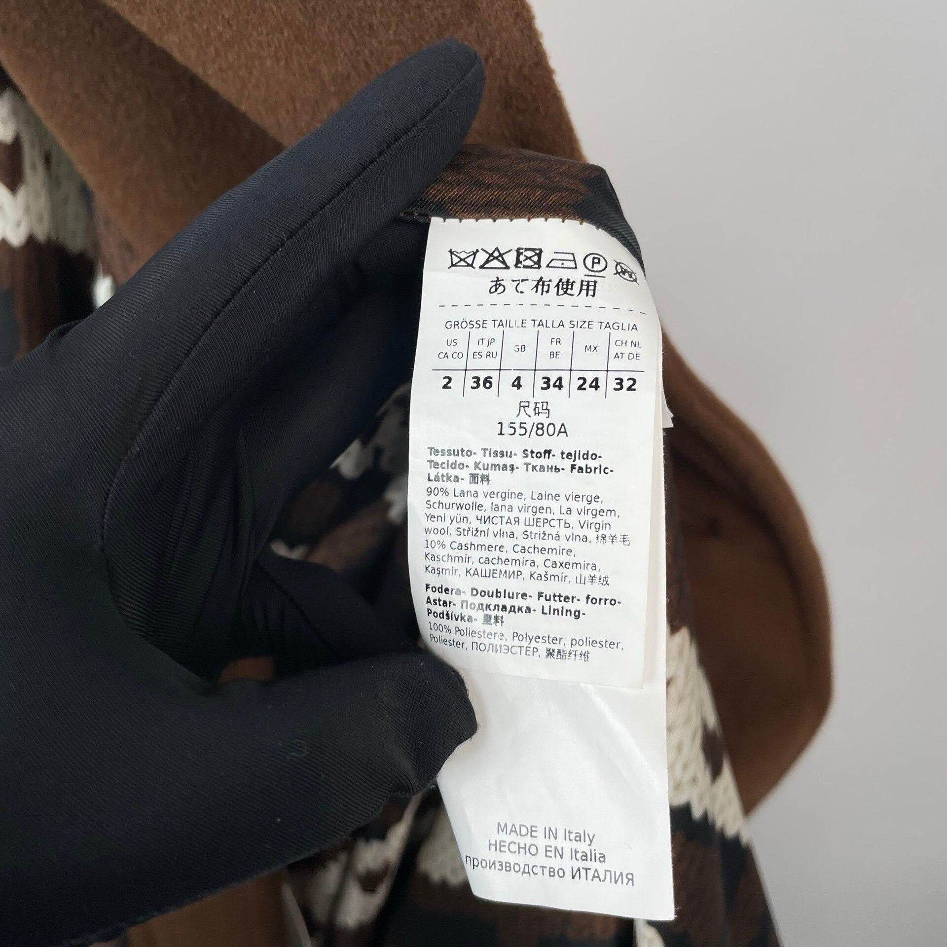 Max Mara Max Mara Brown Coat 36 Women Size S / US 4 / IT 40 - 8 Thumbnail