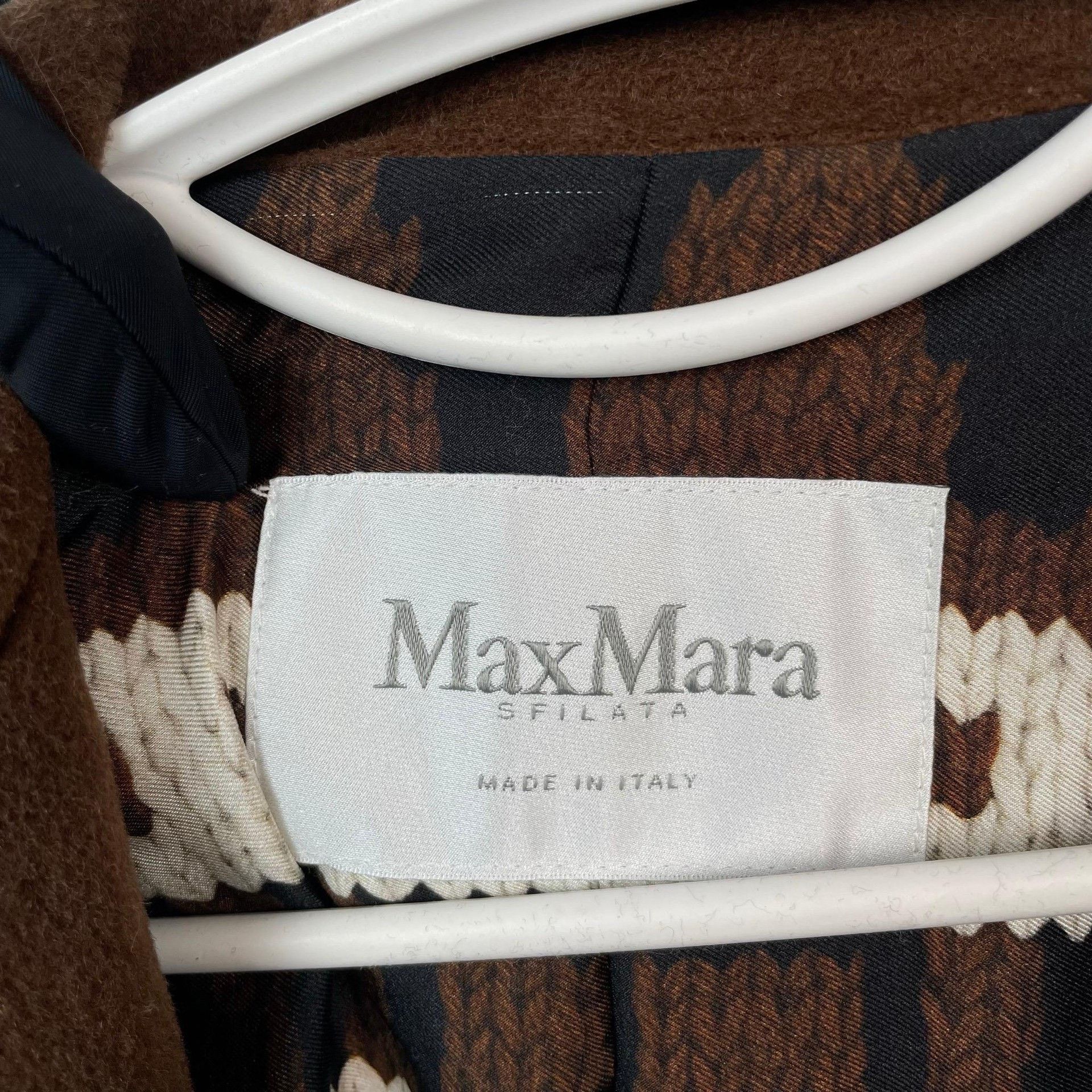 Max Mara Max Mara Brown Coat 36 Women Size S / US 4 / IT 40 - 7 Thumbnail