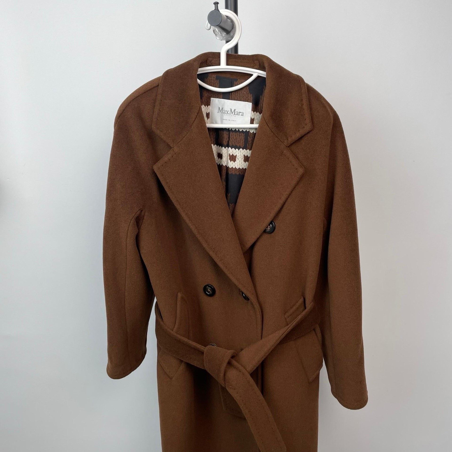 Max Mara Max Mara Brown Coat 36 Women Size S / US 4 / IT 40 - 3 Thumbnail