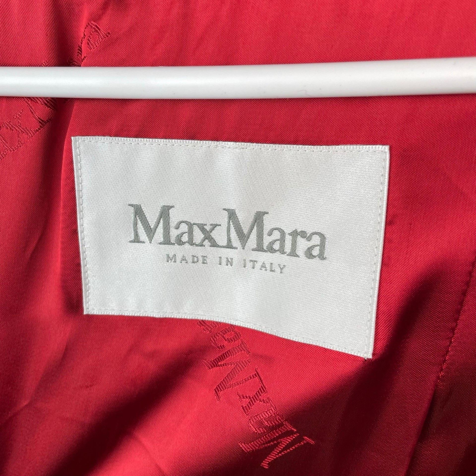 Max Mara Max Mara Red Coat 36 Women Size S / US 4 / IT 40 - 5 Thumbnail
