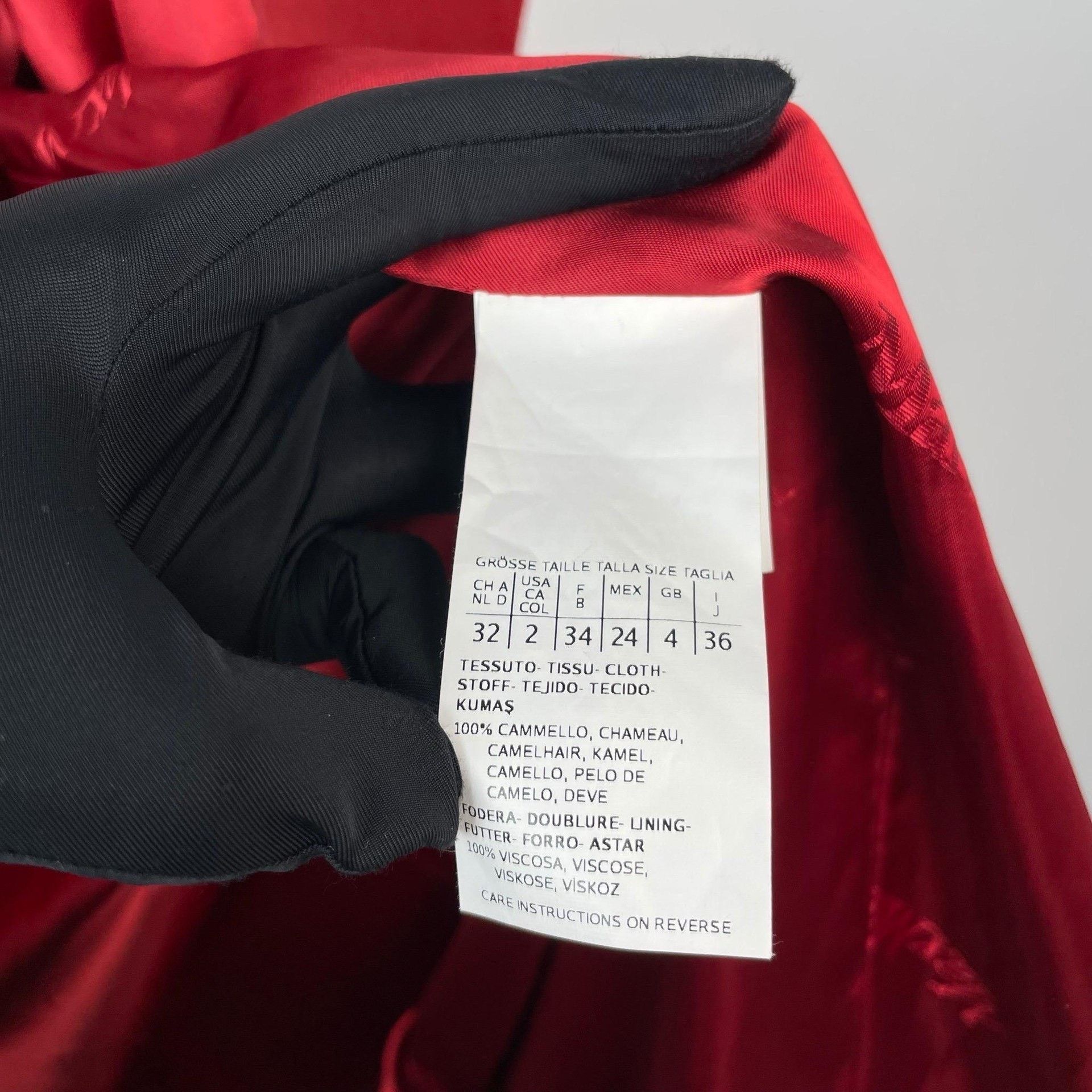 Max Mara Max Mara Red Coat 36 Women Size S / US 4 / IT 40 - 7 Thumbnail