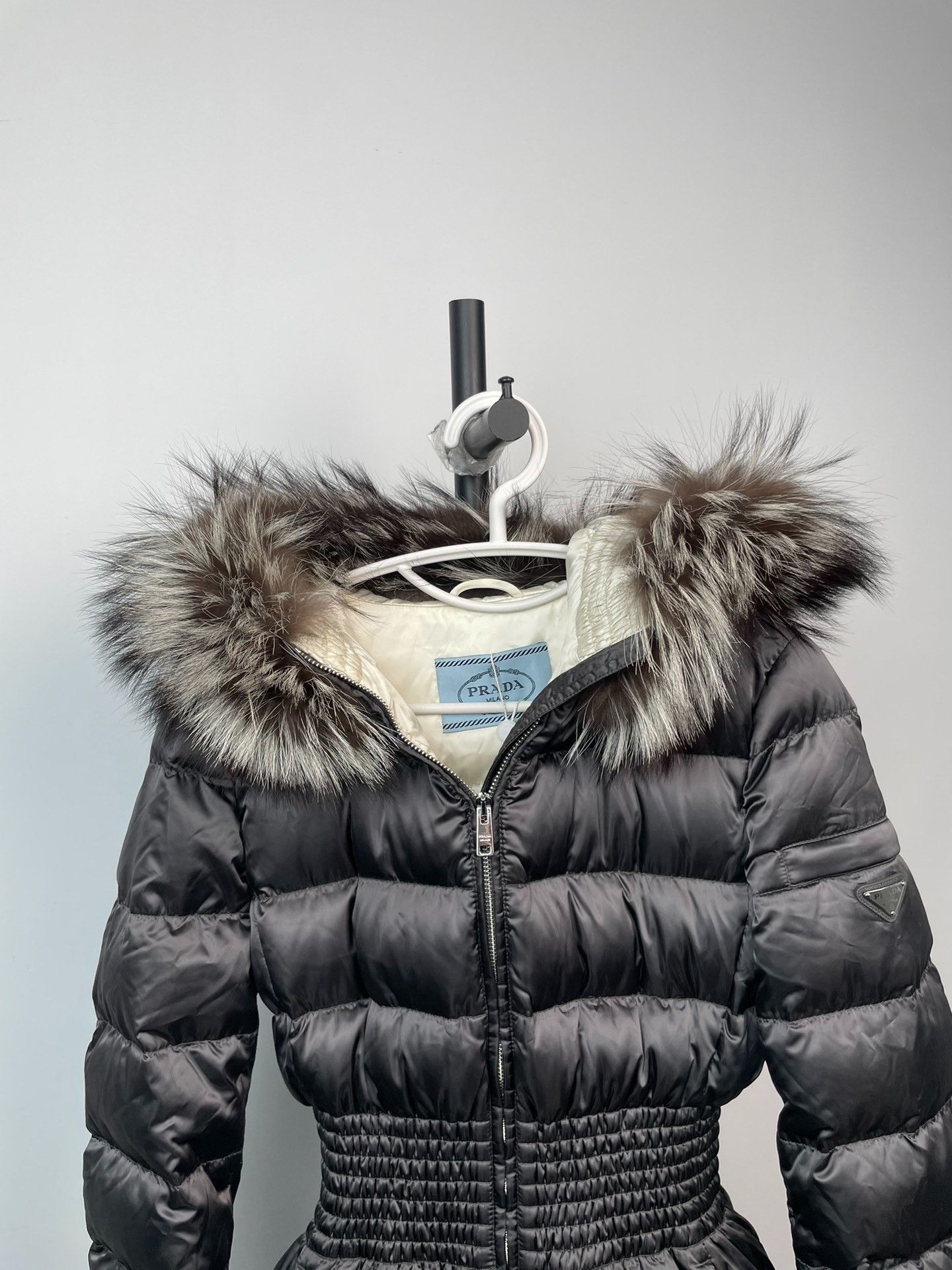 Prada Prada Down Long Black Down Jacket 38 Women Size S / US 4 / IT 40 - 3 Thumbnail