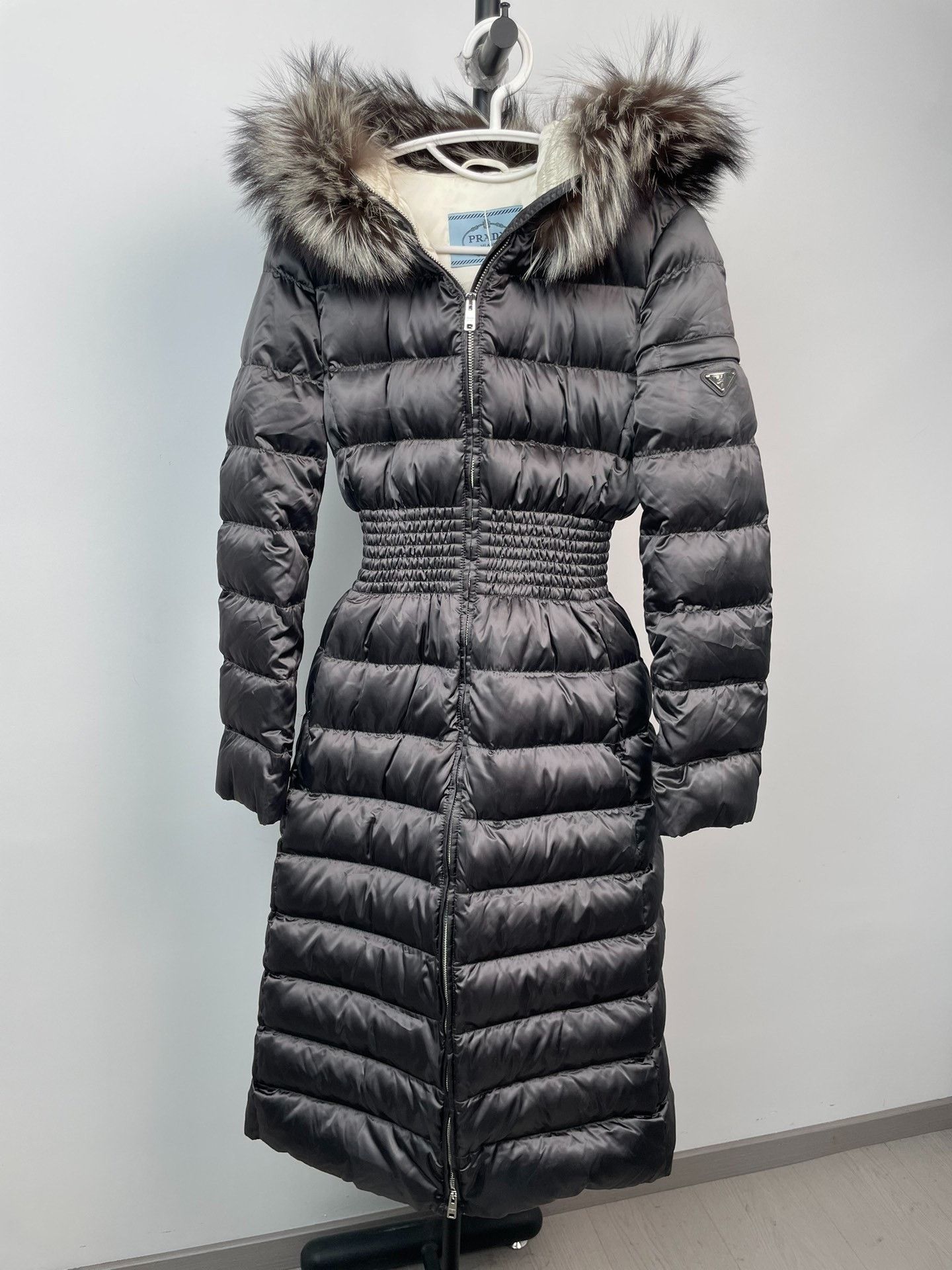 Prada Prada Down Long Black Down Jacket 38 Women Size S / US 4 / IT 40 - 8 Thumbnail