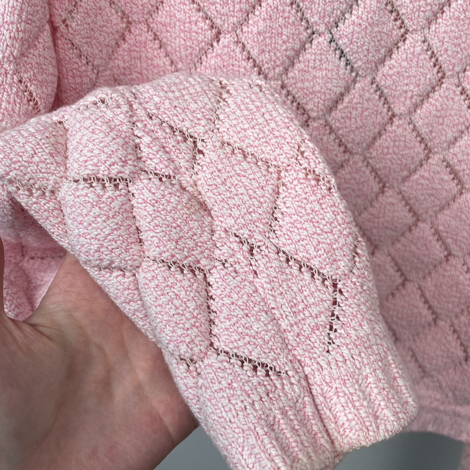 Chanel Chanel Pink Sweater S Women Size S / US 4 / IT 40 - 9 Thumbnail
