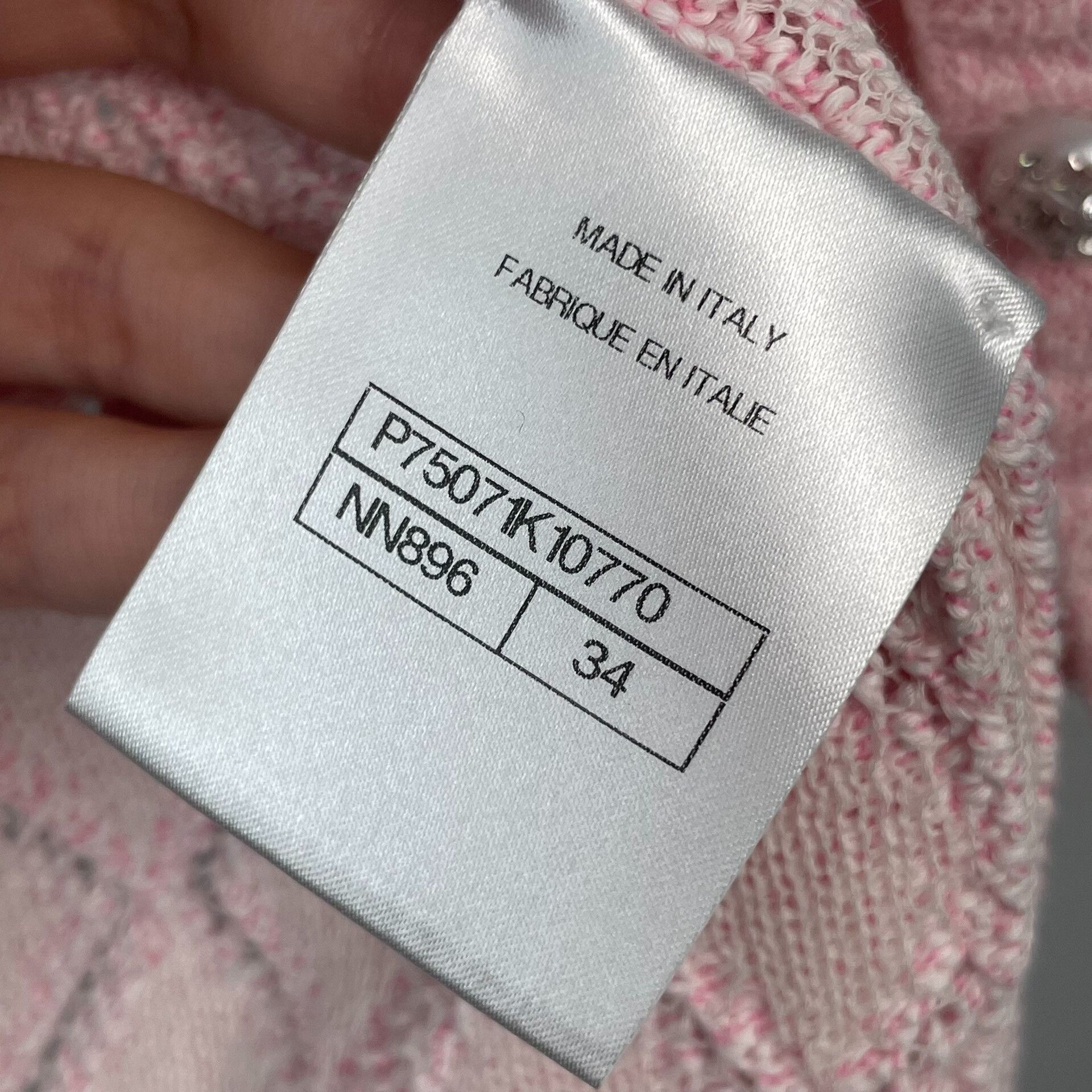 Chanel Chanel Pink Sweater S Women Size S / US 4 / IT 40 - 4 Thumbnail