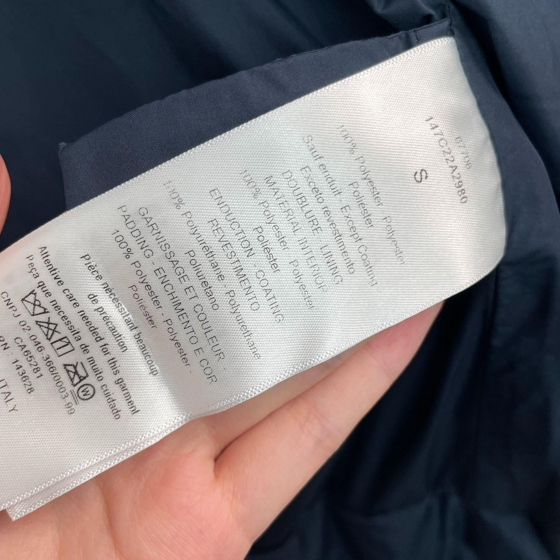 Dior Dior Reflective White Heavy Coat S Men Size US S / EU 44-46 / 1 - 6 Thumbnail
