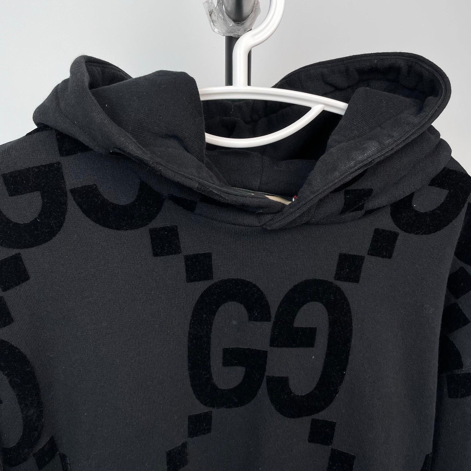 Gucci Gucci Retro Black Hoodie S Women Size S / US 4 / IT 40 - 3 Thumbnail