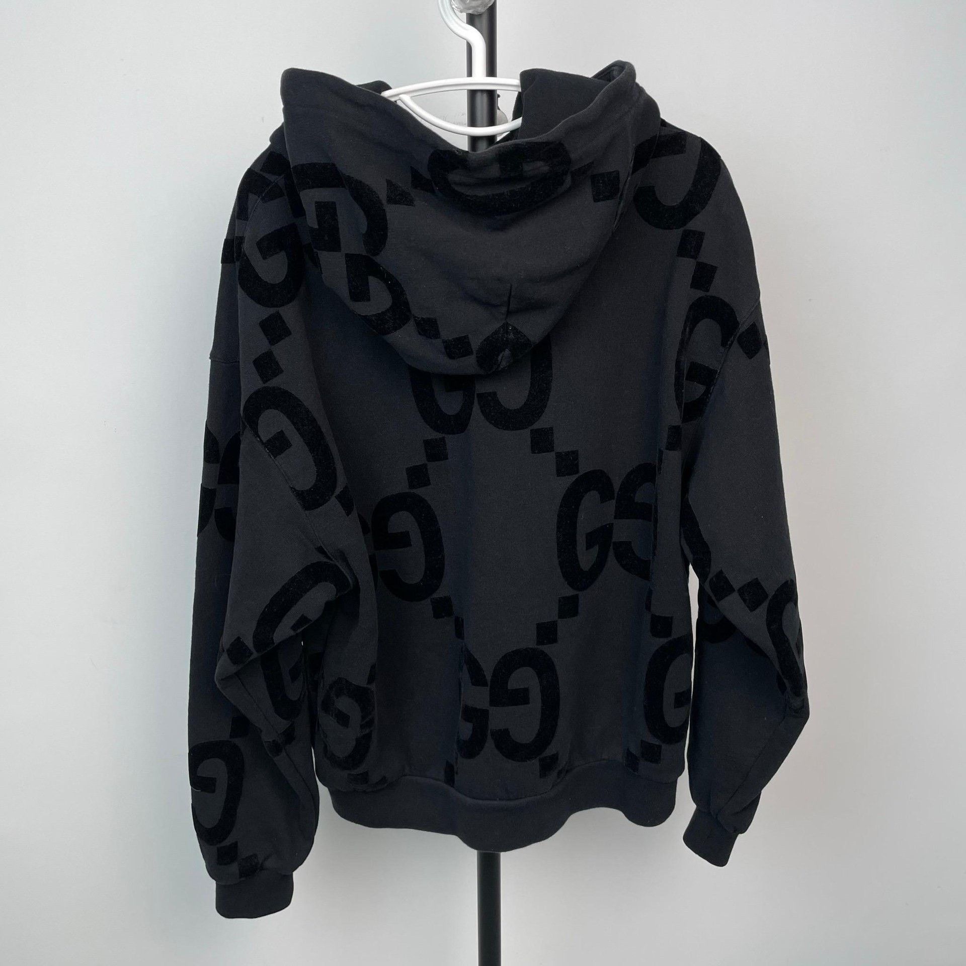 Gucci Gucci Retro Black Hoodie S Women Size S / US 4 / IT 40 - 2 Thumbnail
