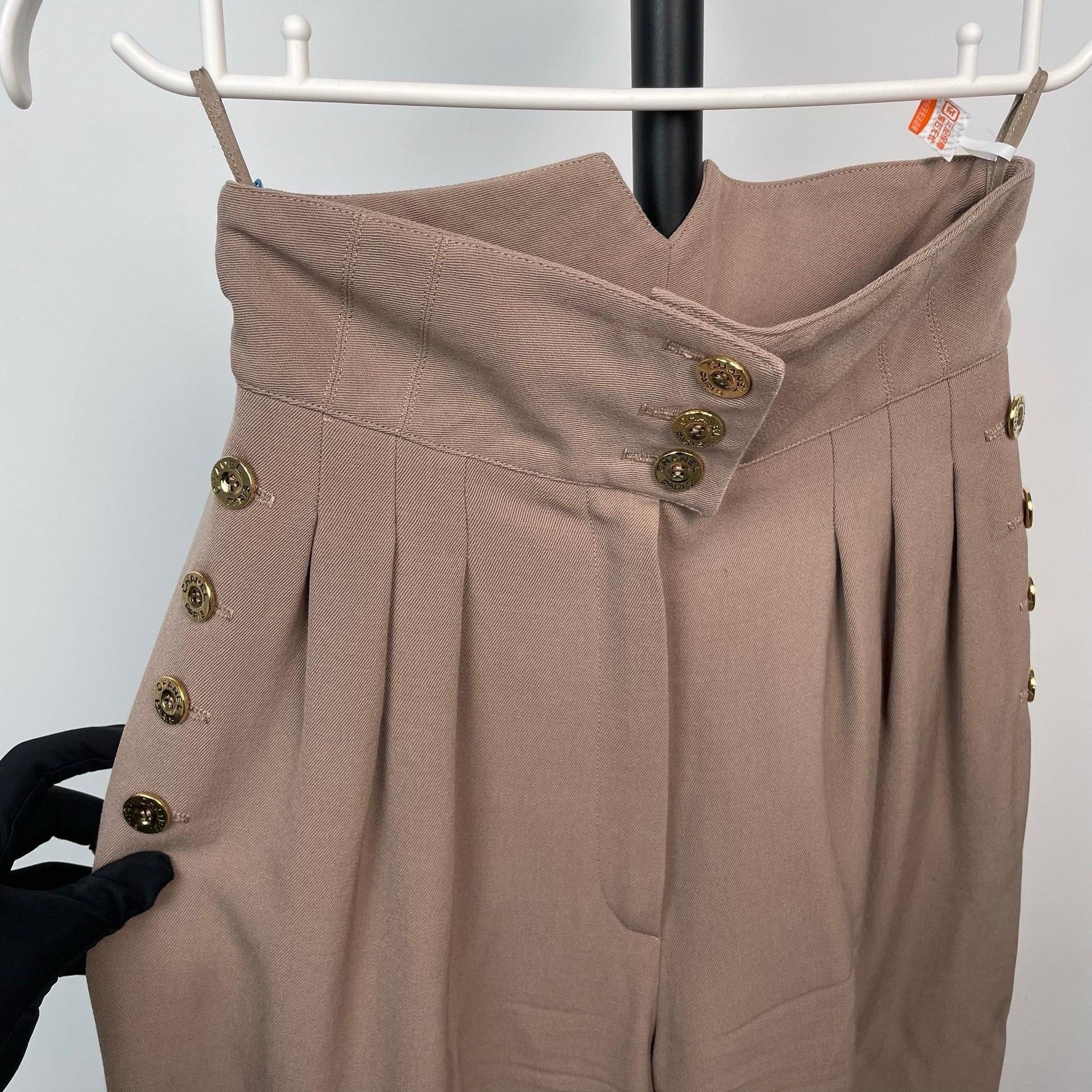 Chanel Chanel Wool Beige Pants 36 Women Size 36" / US 14 / IT 50 - 5 Thumbnail