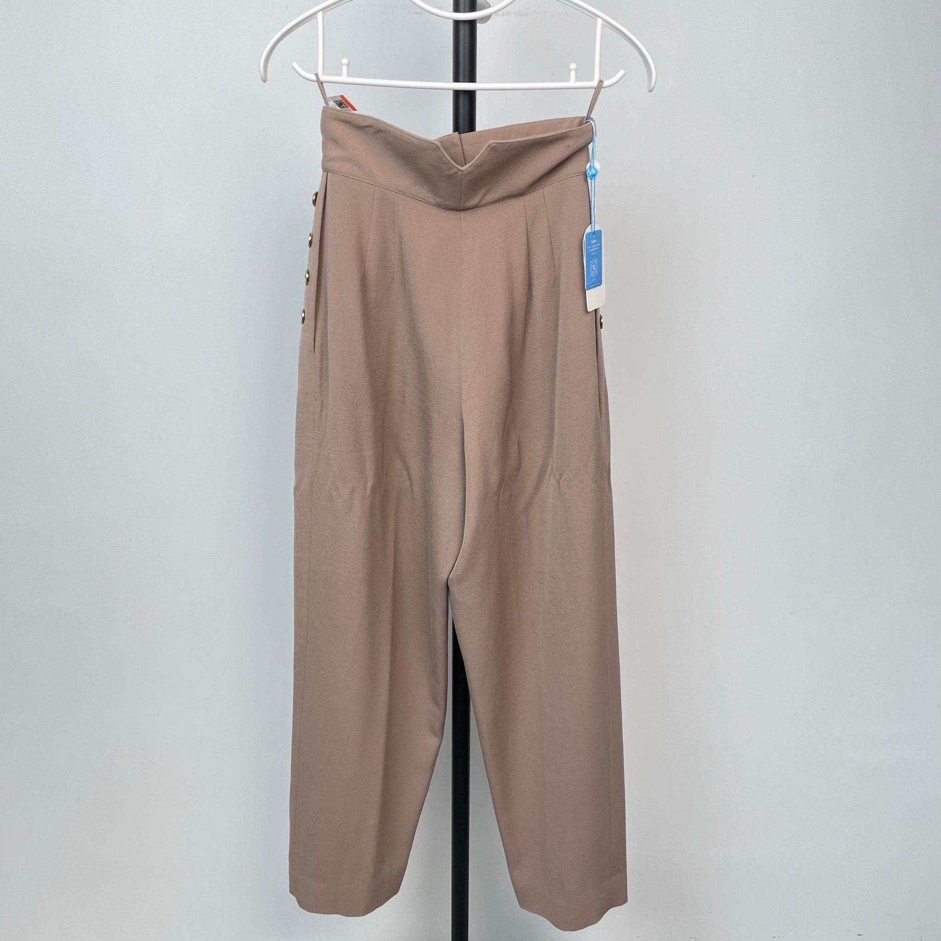 Chanel Chanel Wool Beige Pants 36 Women Size 36" / US 14 / IT 50 - 2 Thumbnail